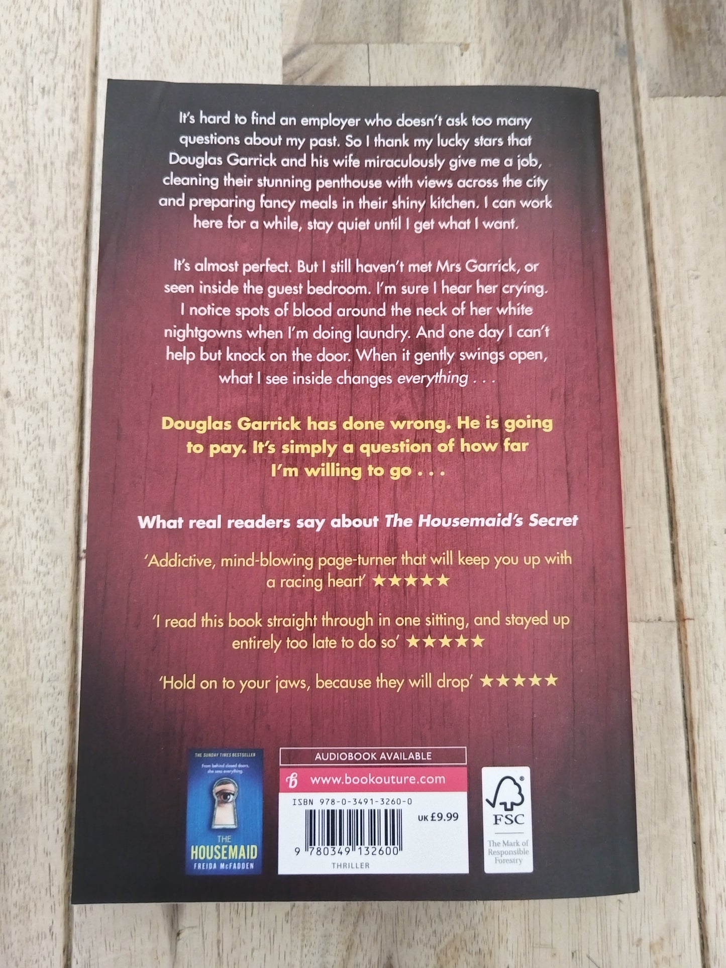 The Housemaids Secret Frieda McFadden