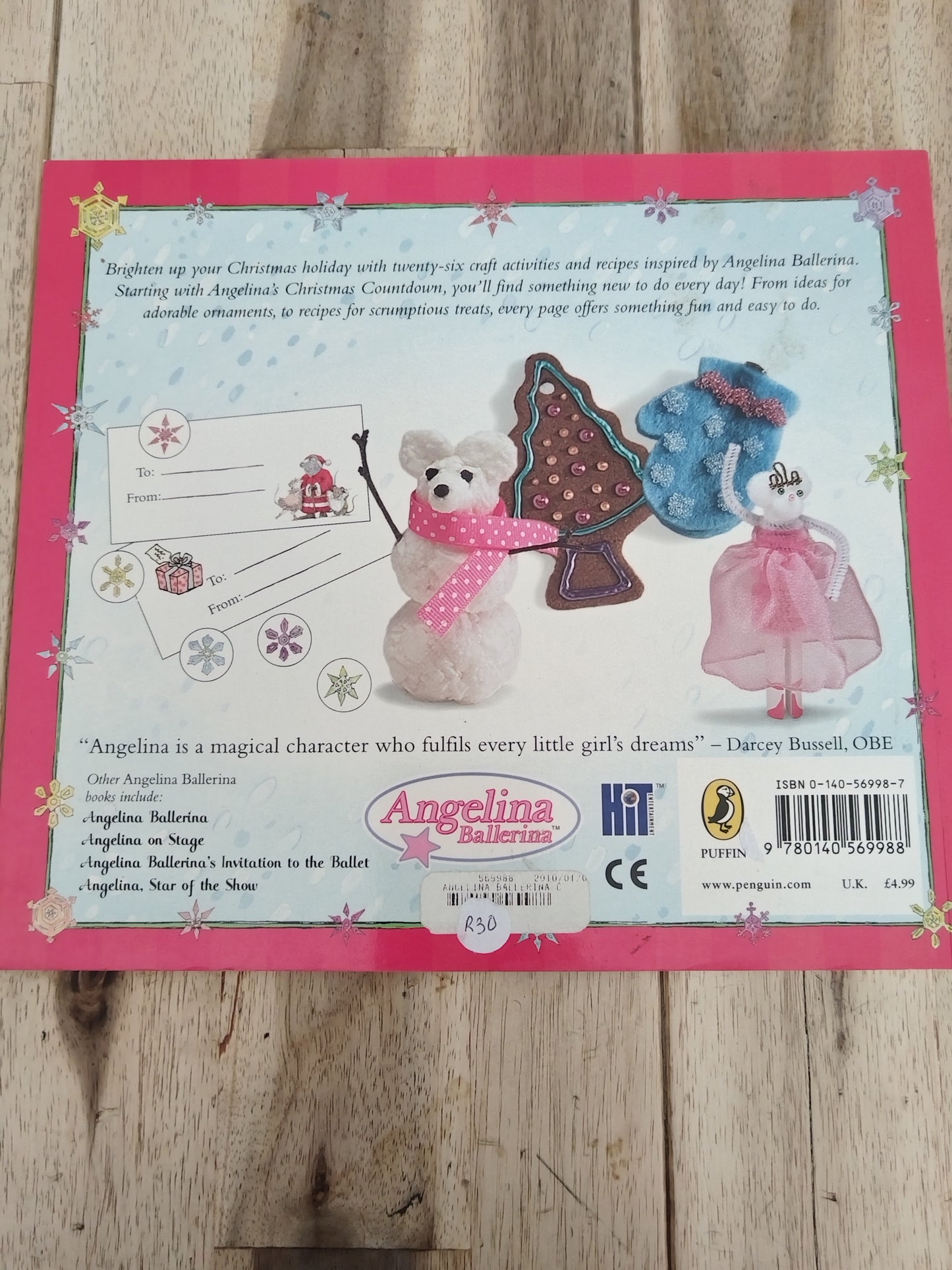Angelina Ballerina's Christmas Crafts