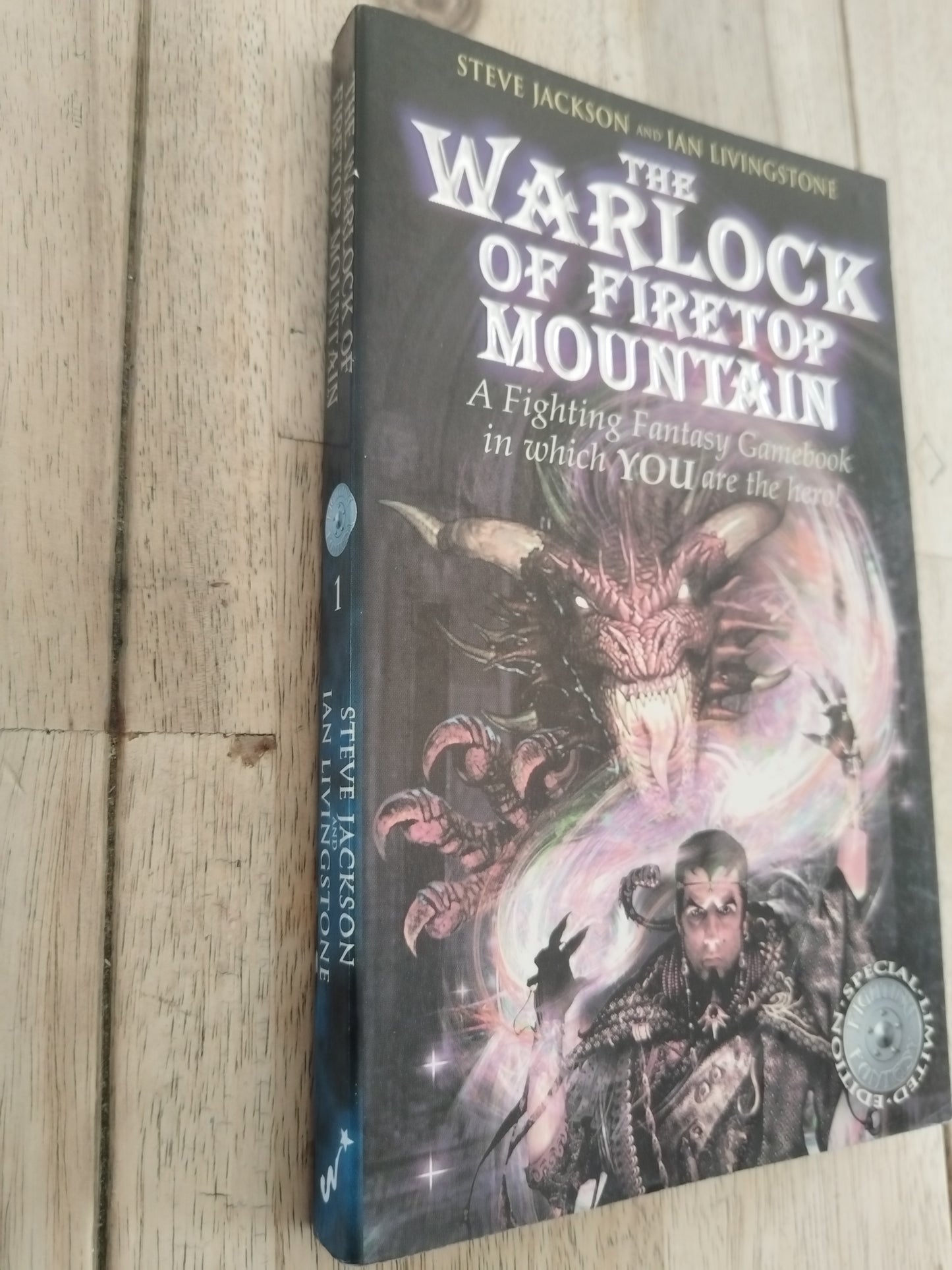 Warlock of Fire top Mountain Steve Jackson and Ian Livingstone
