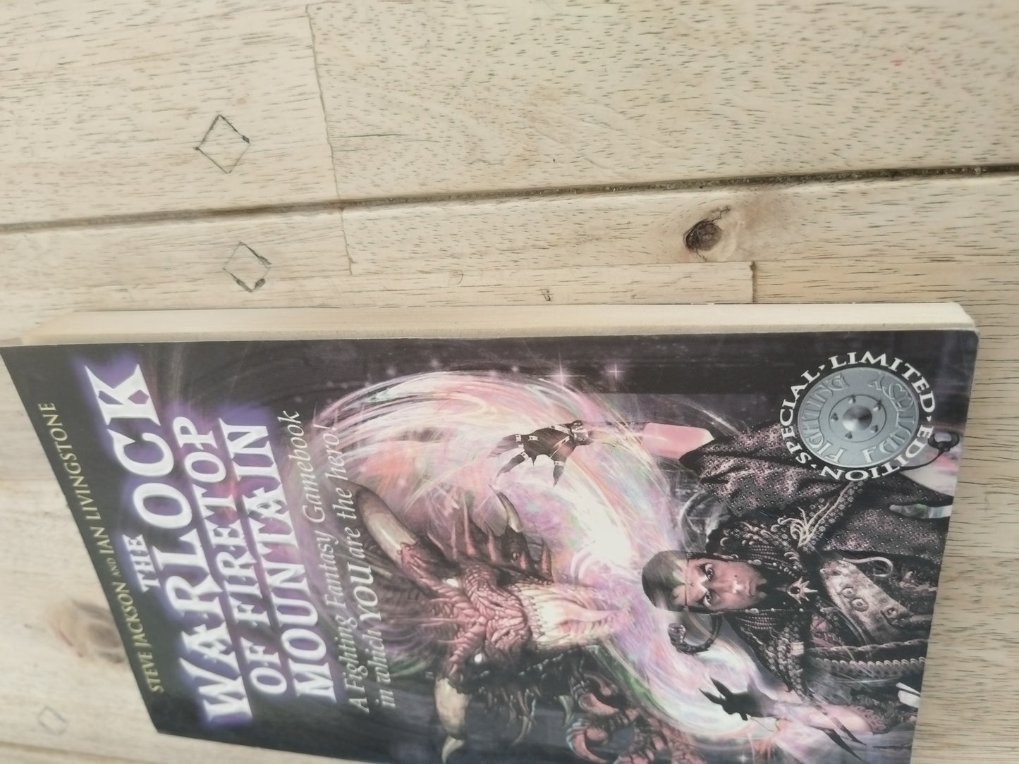 Warlock of Fire top Mountain Steve Jackson and Ian Livingstone