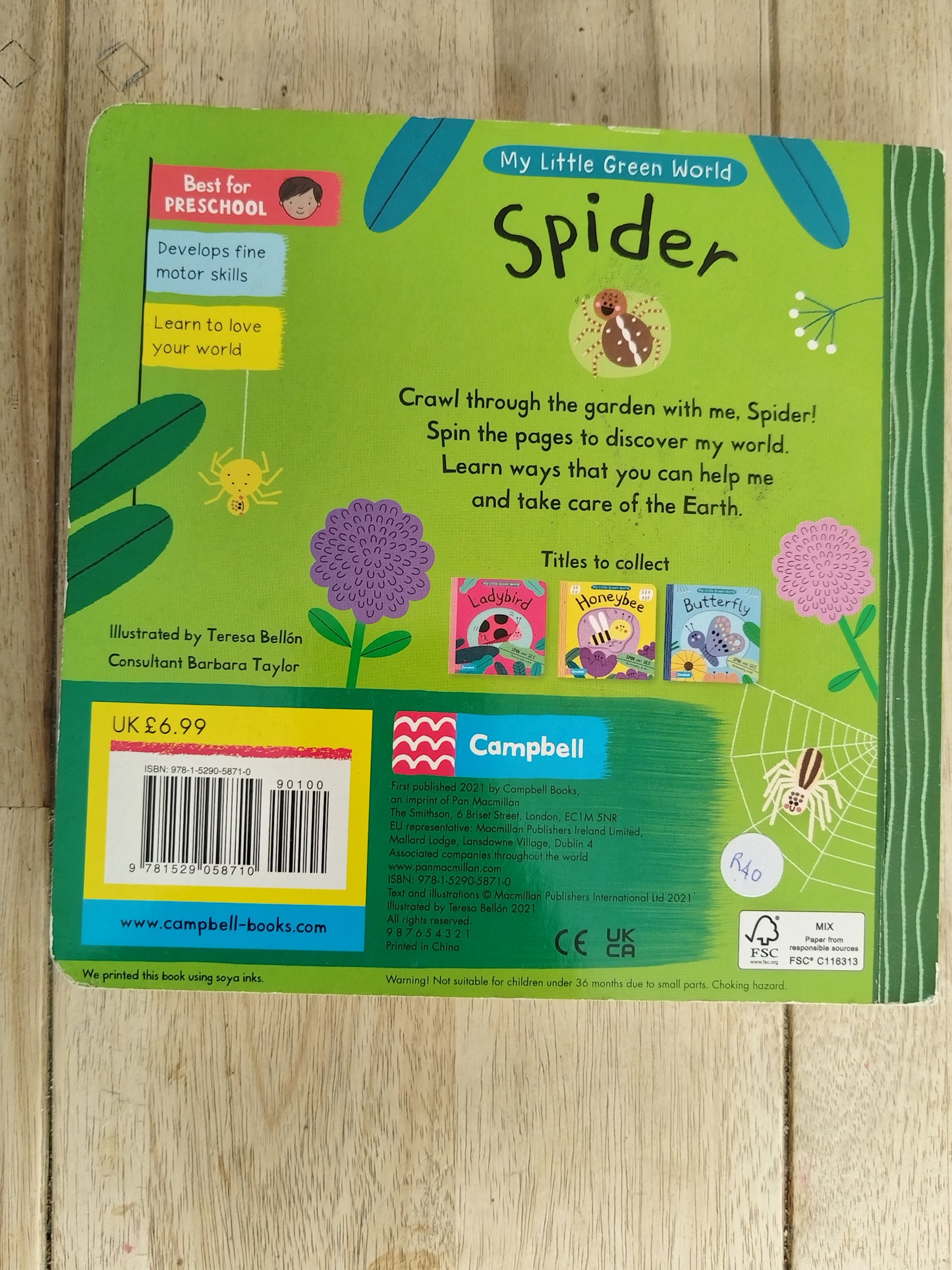 My Little Green World Spider