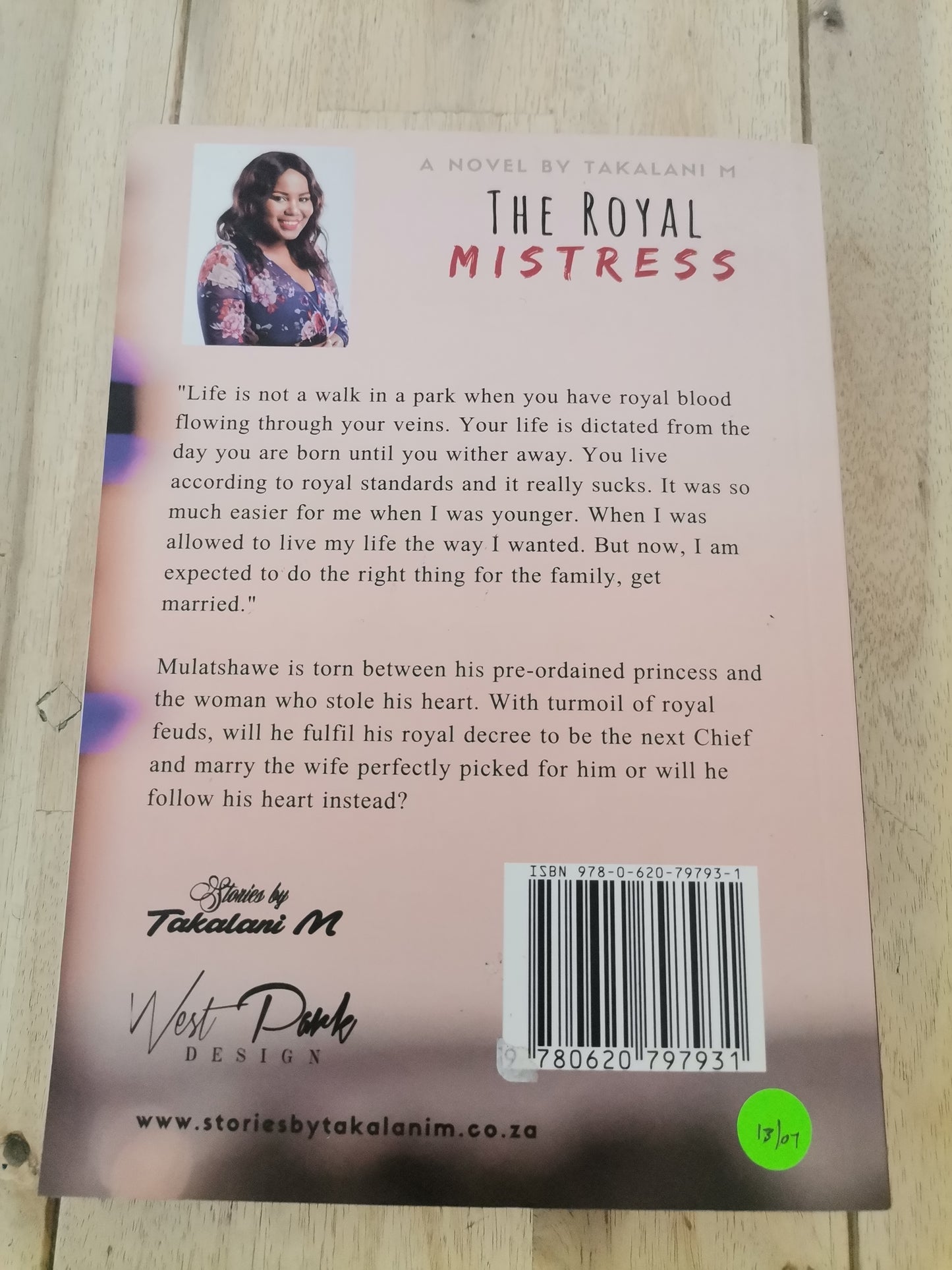 The Royal Mistress by Takalani M