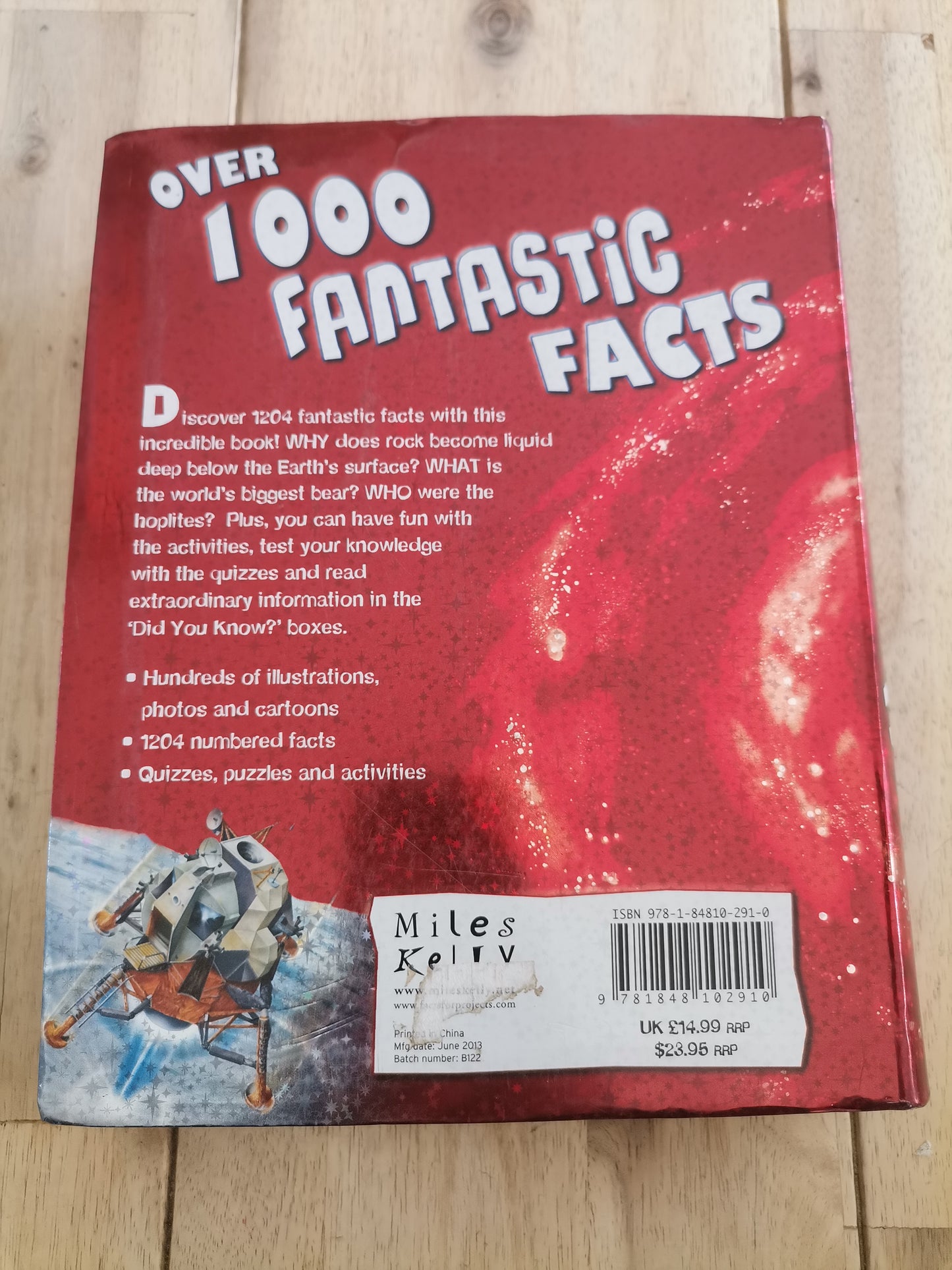 Miles Kelly Over 1000 Fantastic Facts Earth and Space,Prehistoric Life,Animals,History,Science