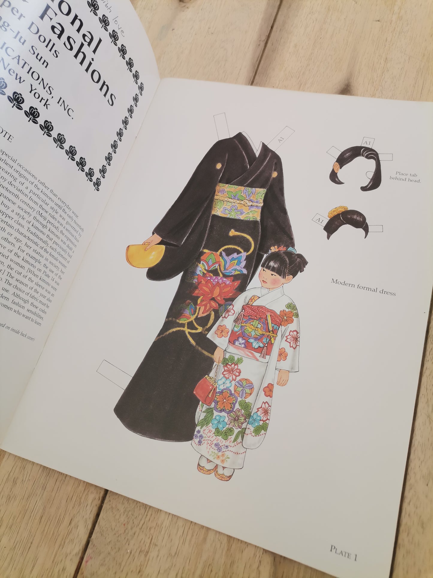 Traditional Japanese Fashions Paper Dolls