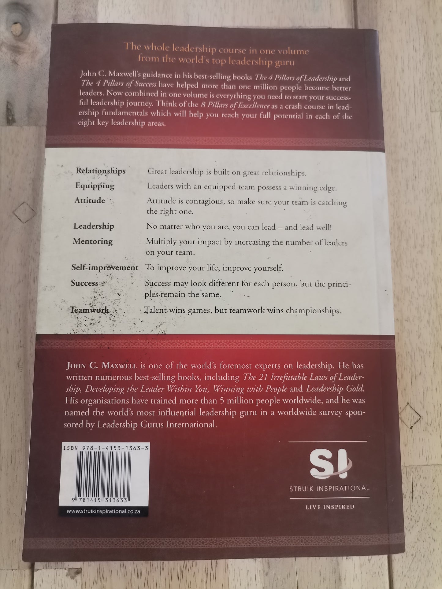 The 8 Pillars of Excellence by John C. Maxwell