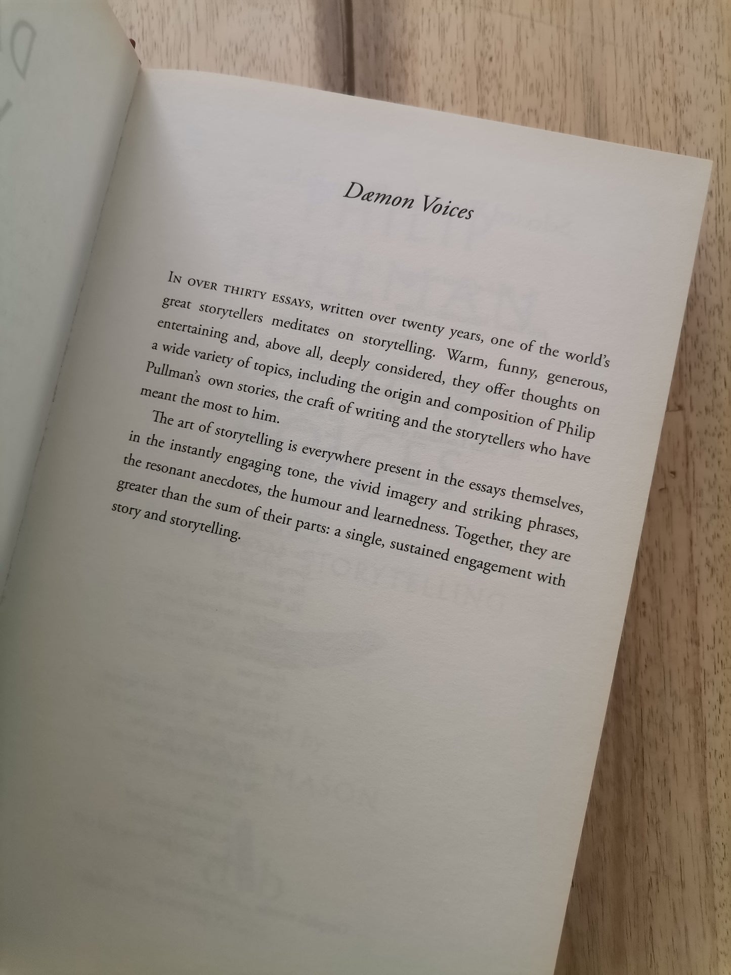 Daemon Voices - Philip Pullman (Essays on Storytelling)
