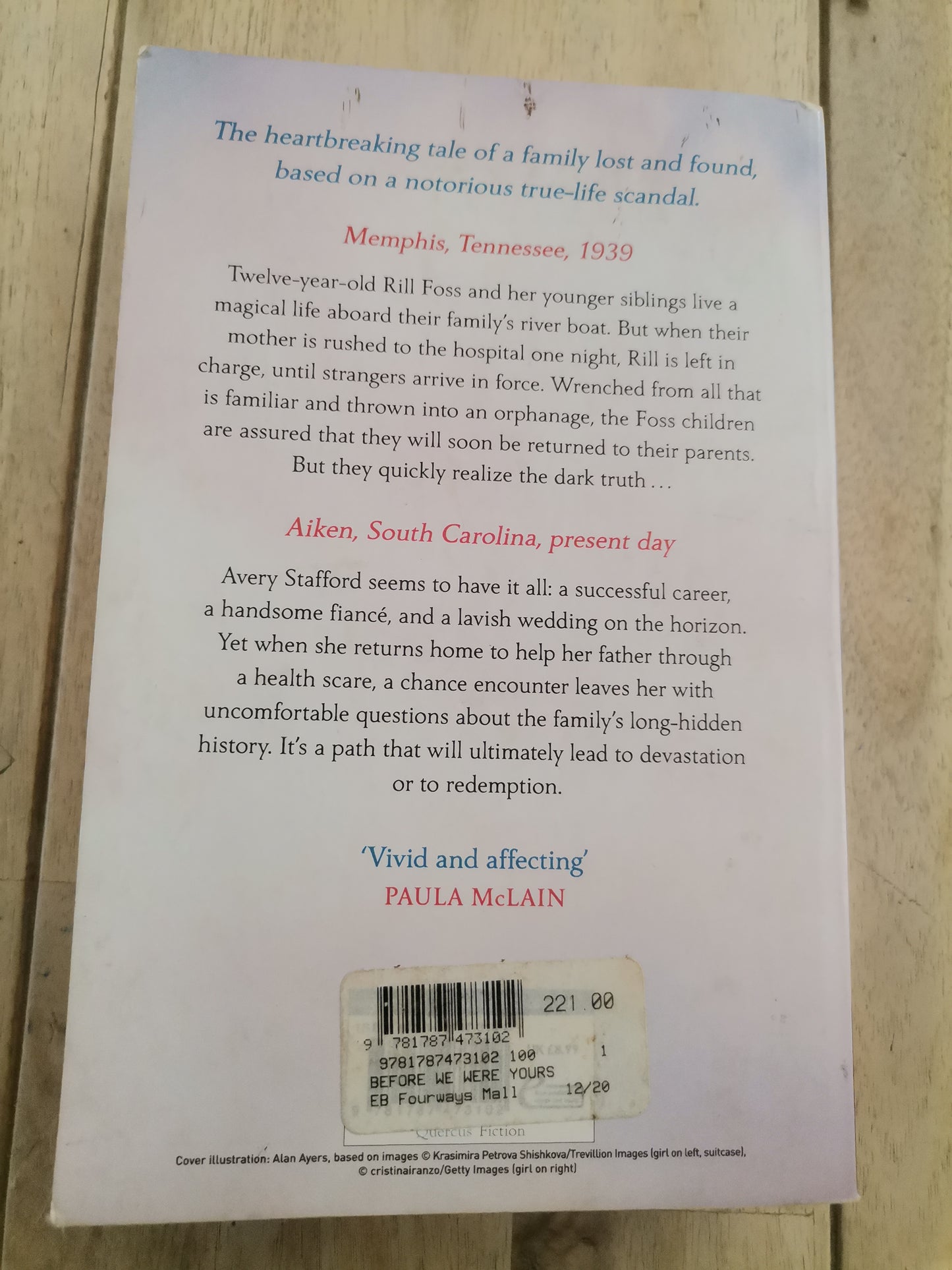 Before We Were Orphans by Lisa Wingate.