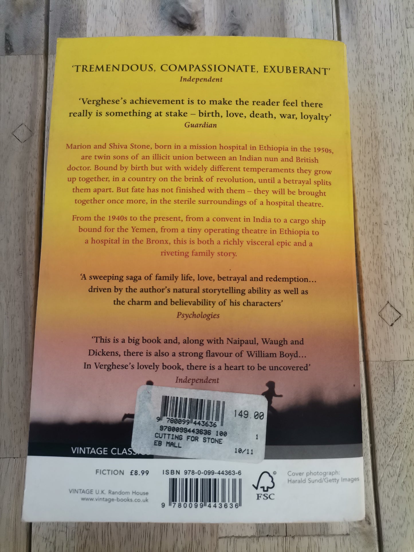 Cutting for Stone by Abraham Verghese