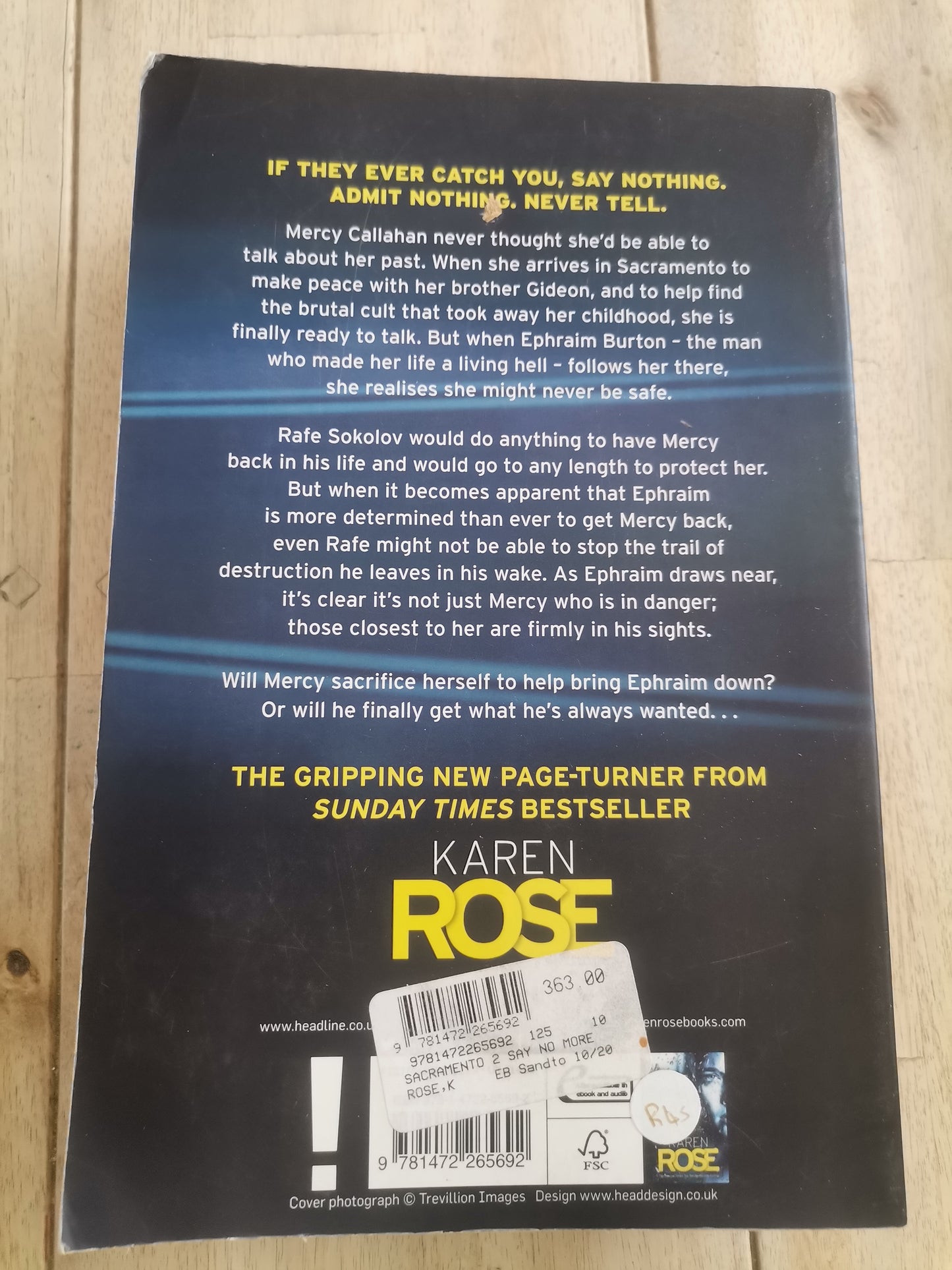Say No More by Karen Rose