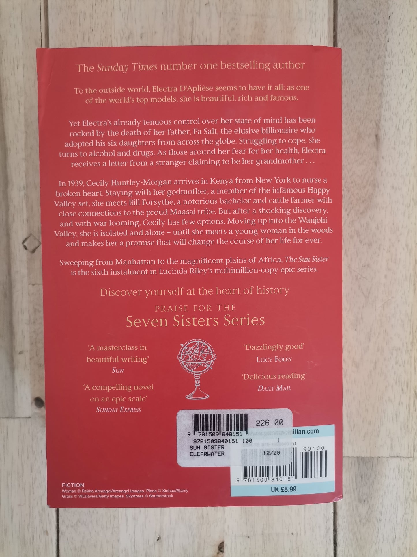 The Sun Sister by Lucinda Riley - Paperback