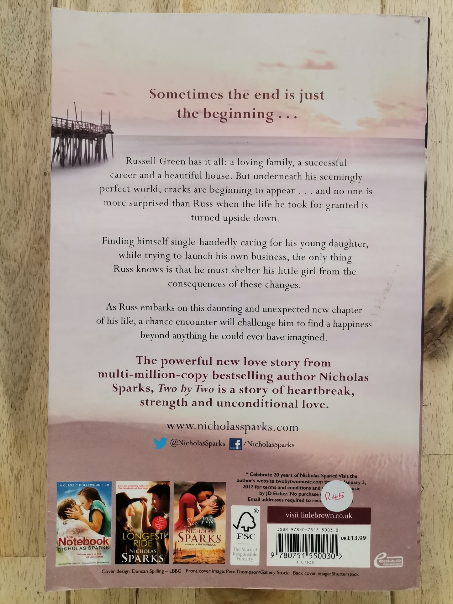 Two by Two by Nicholas Sparks