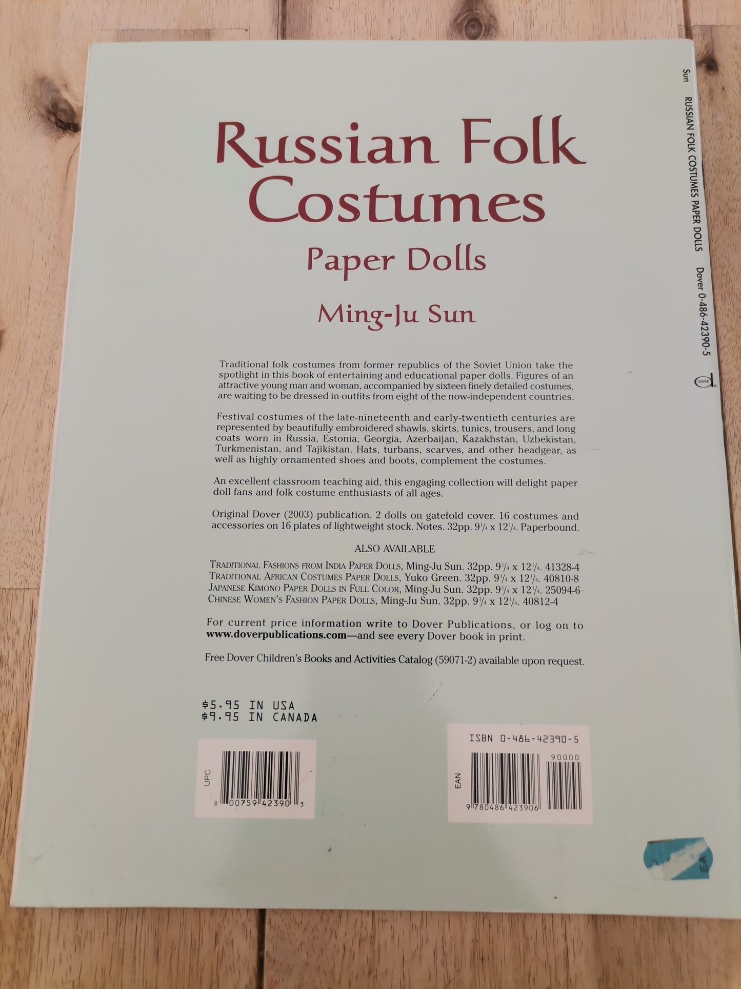 Russian Folk Costumes Paper Dolls