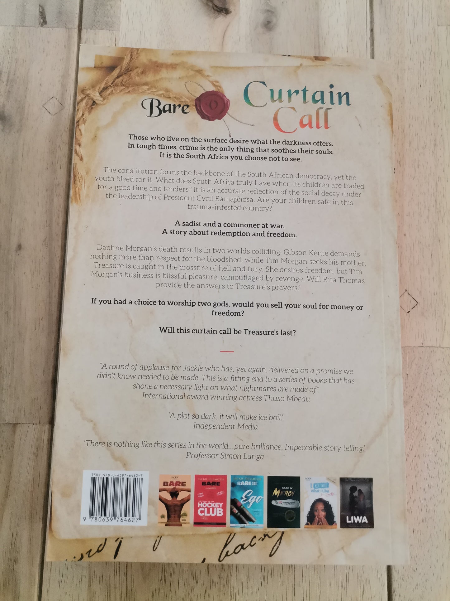 Bare V Curtain Call by Jackie Phamotse
