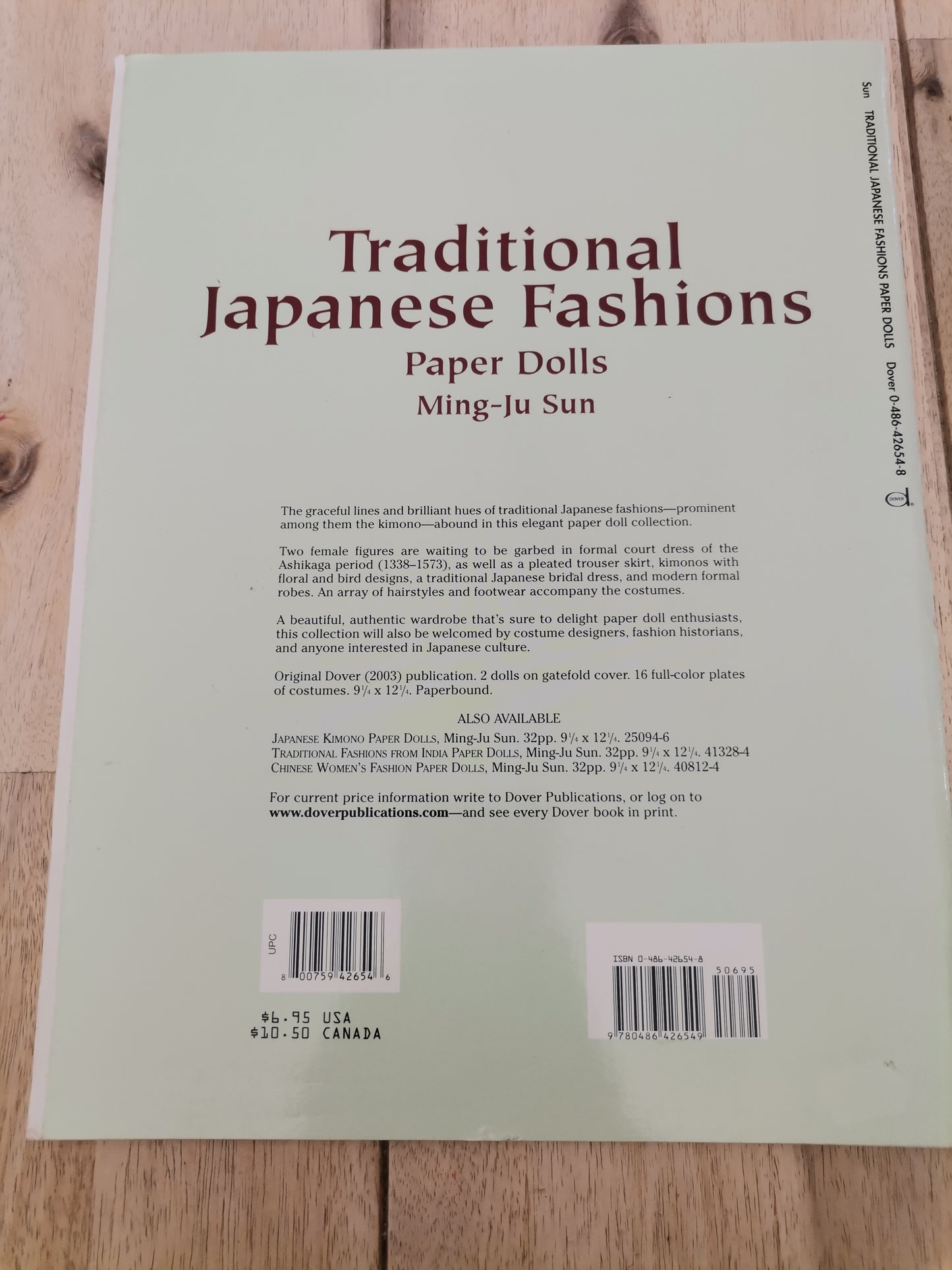Traditional Japanese Fashions Paper Dolls