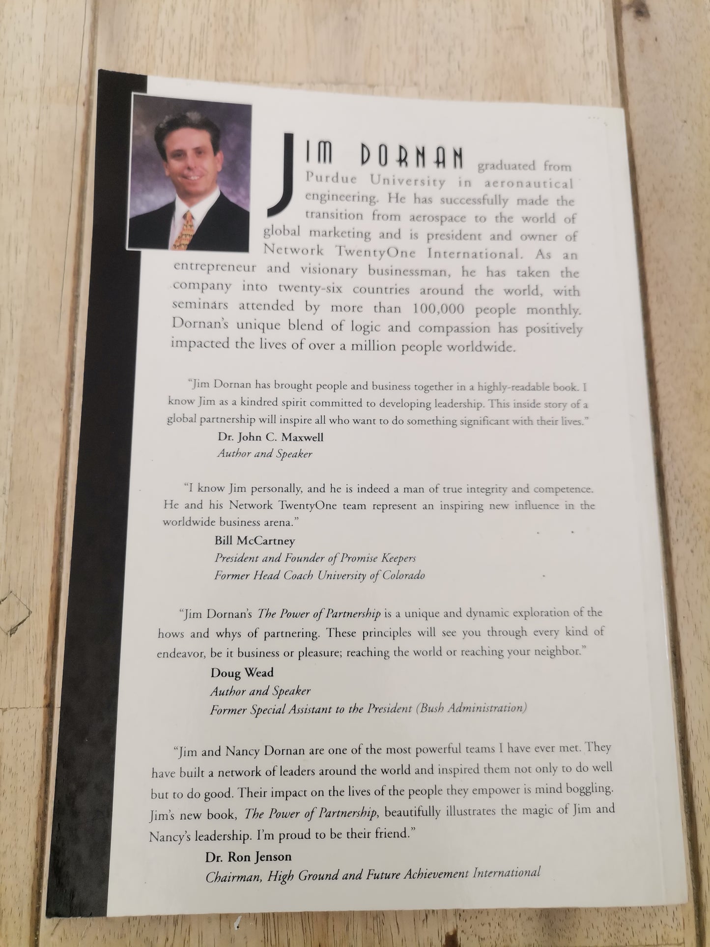 The Power of Partnership Jim Dornan