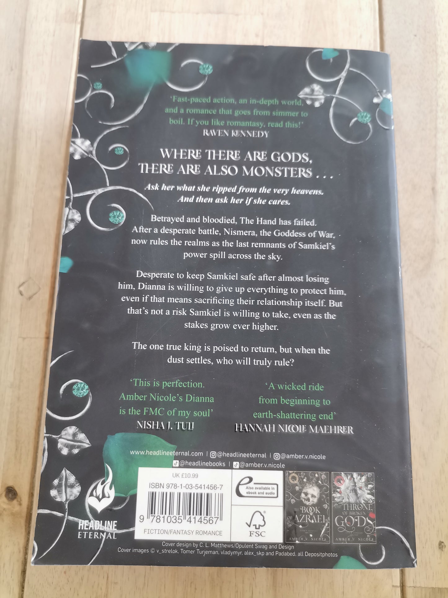 The Dawn of the Cursed Queen Gods and Monsters Book 3 Amber V Nicole