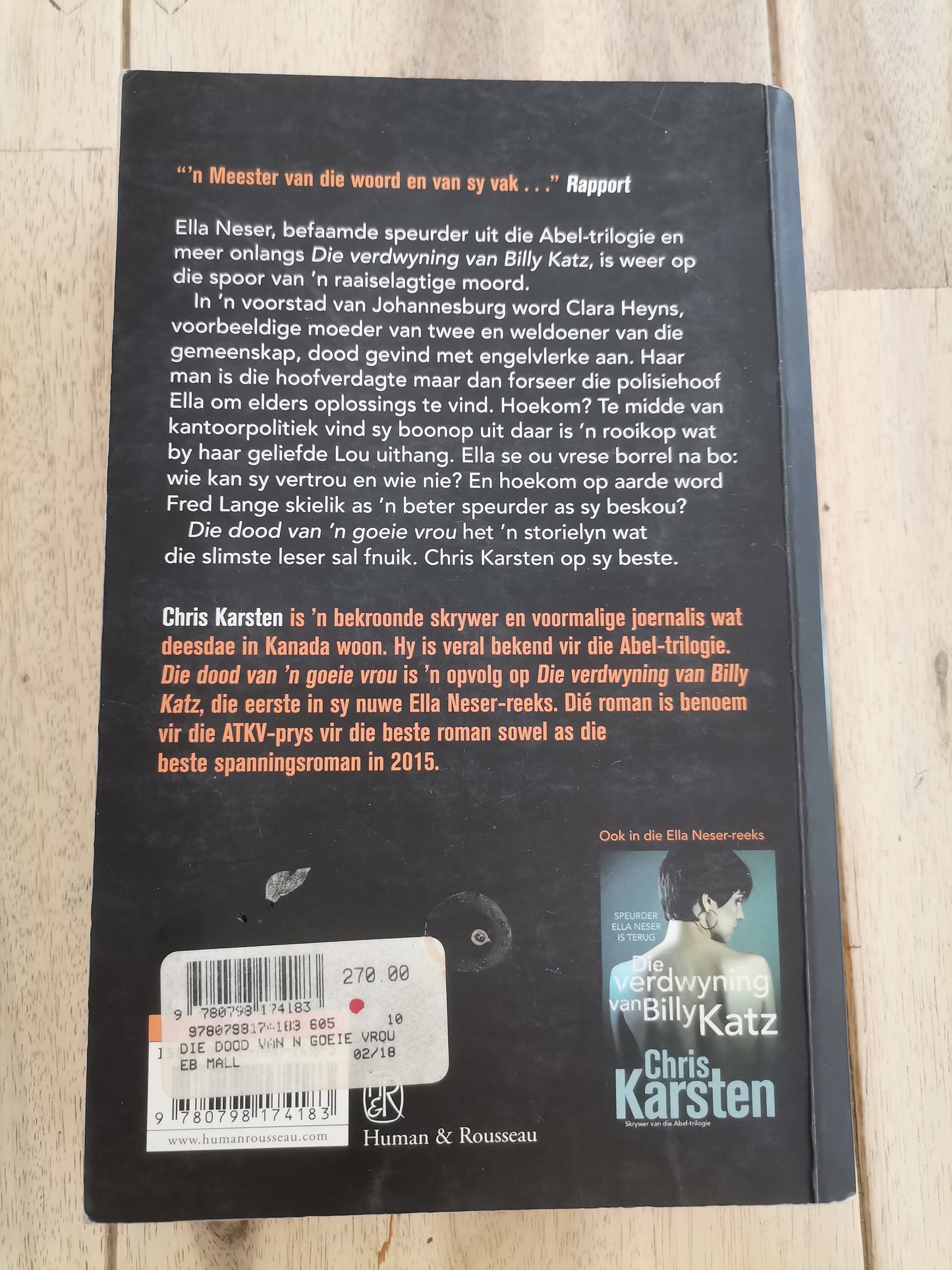 Die Dood van 'n Goeie Vrou by Chris Karsten