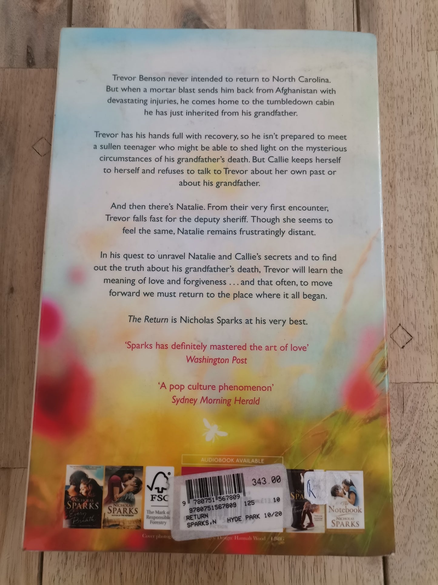 The Return by Nicholas Sparks - Trade Paperback