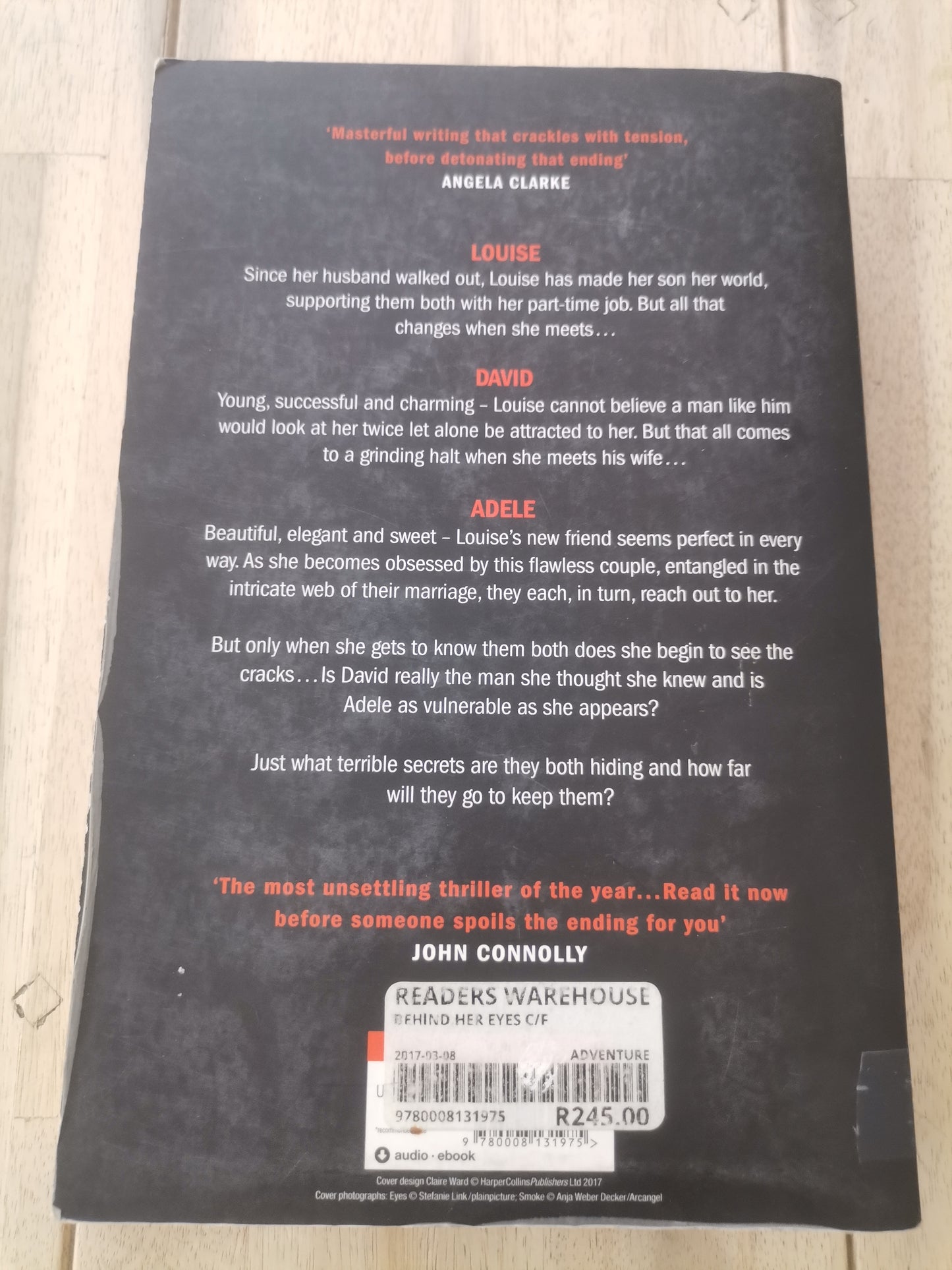 Behind Her Eyes by Sarah Pinborough