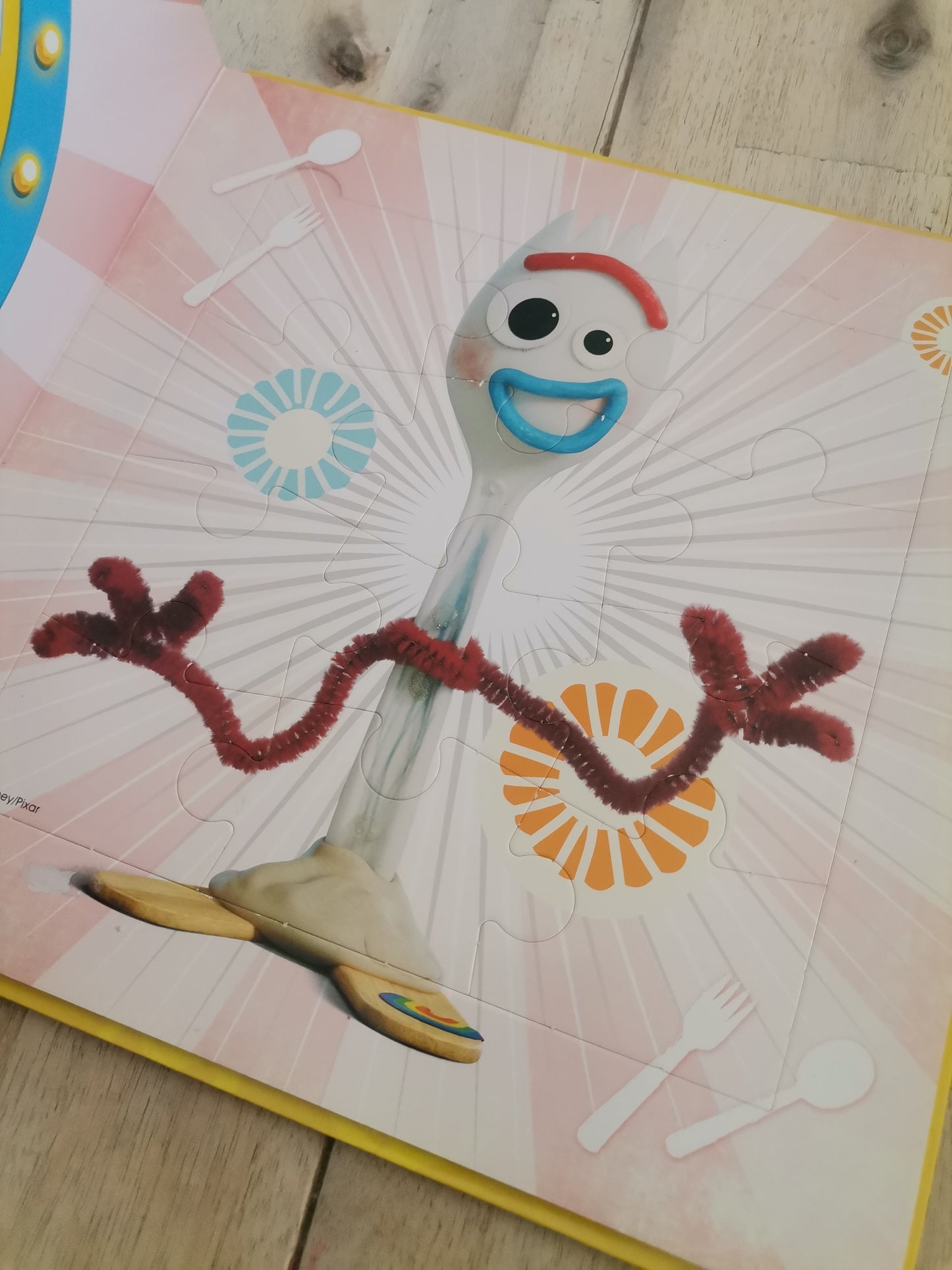 Toy Story 4, my first puzzle book, includes five puzzles.