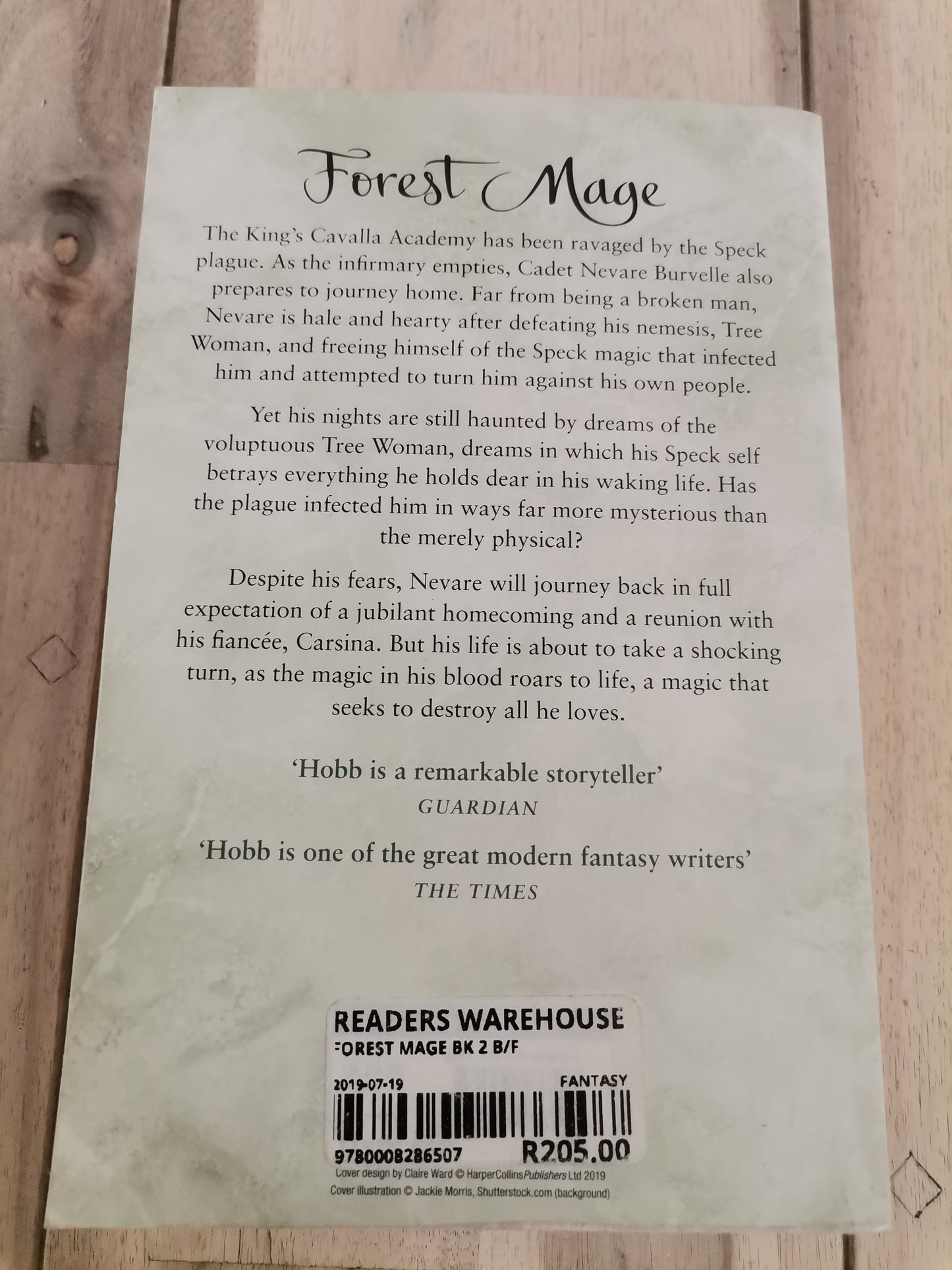 Forest Mage by Robin Hobb (Book 2 The Soldier Son Trilogy)