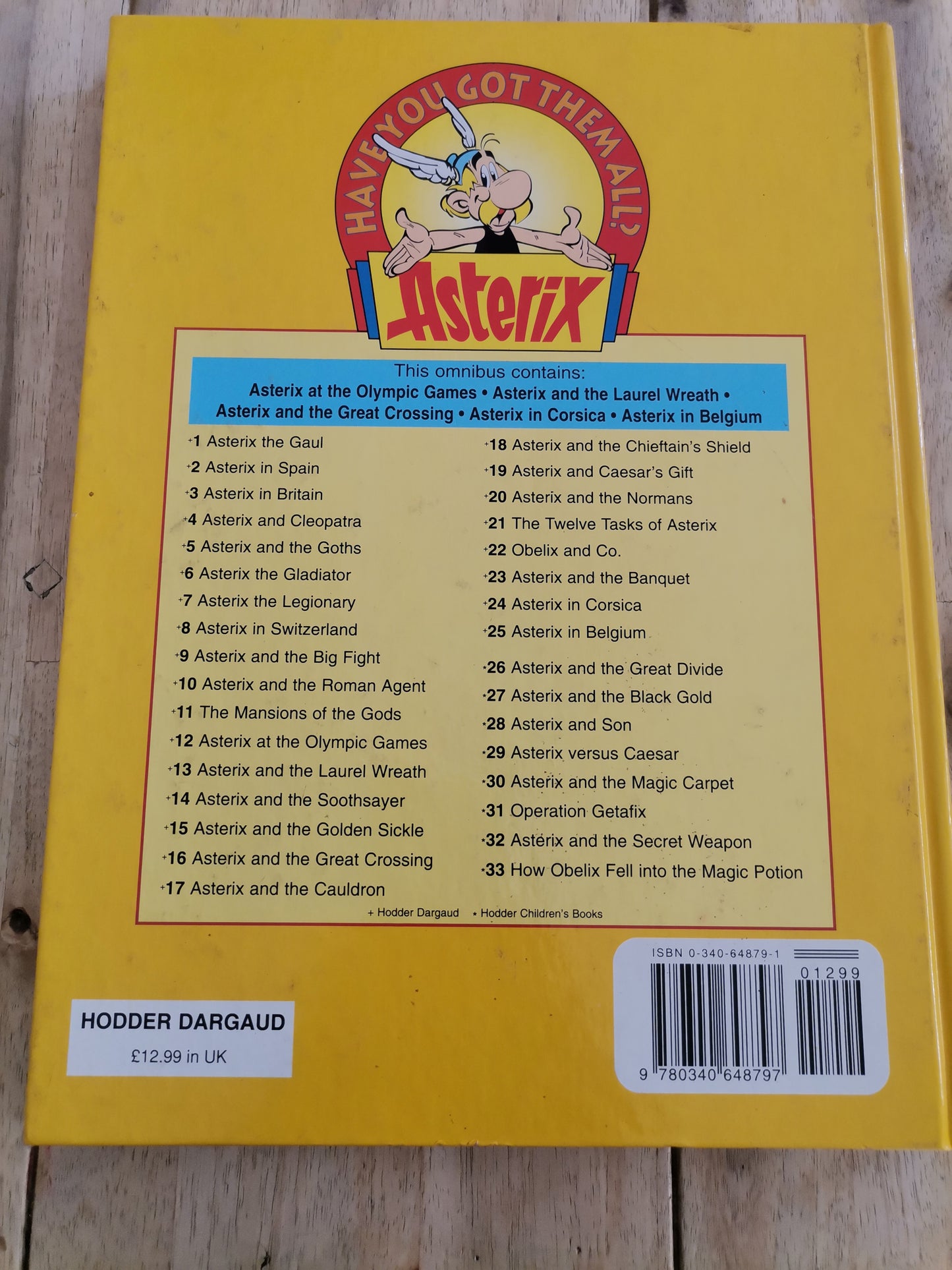 Asterix The Bold Five Adventures In One Book