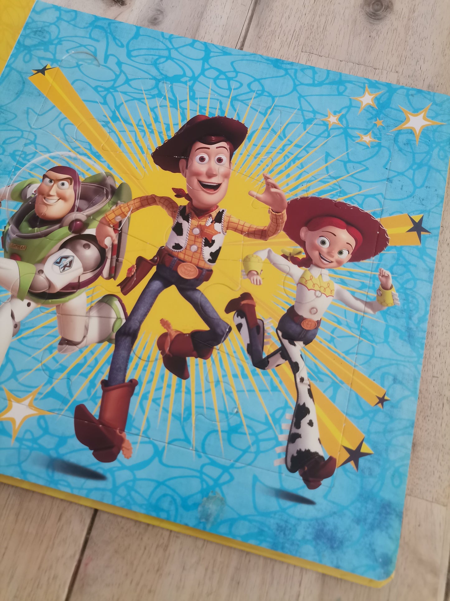 Toy Story 4, my first puzzle book, includes five puzzles.