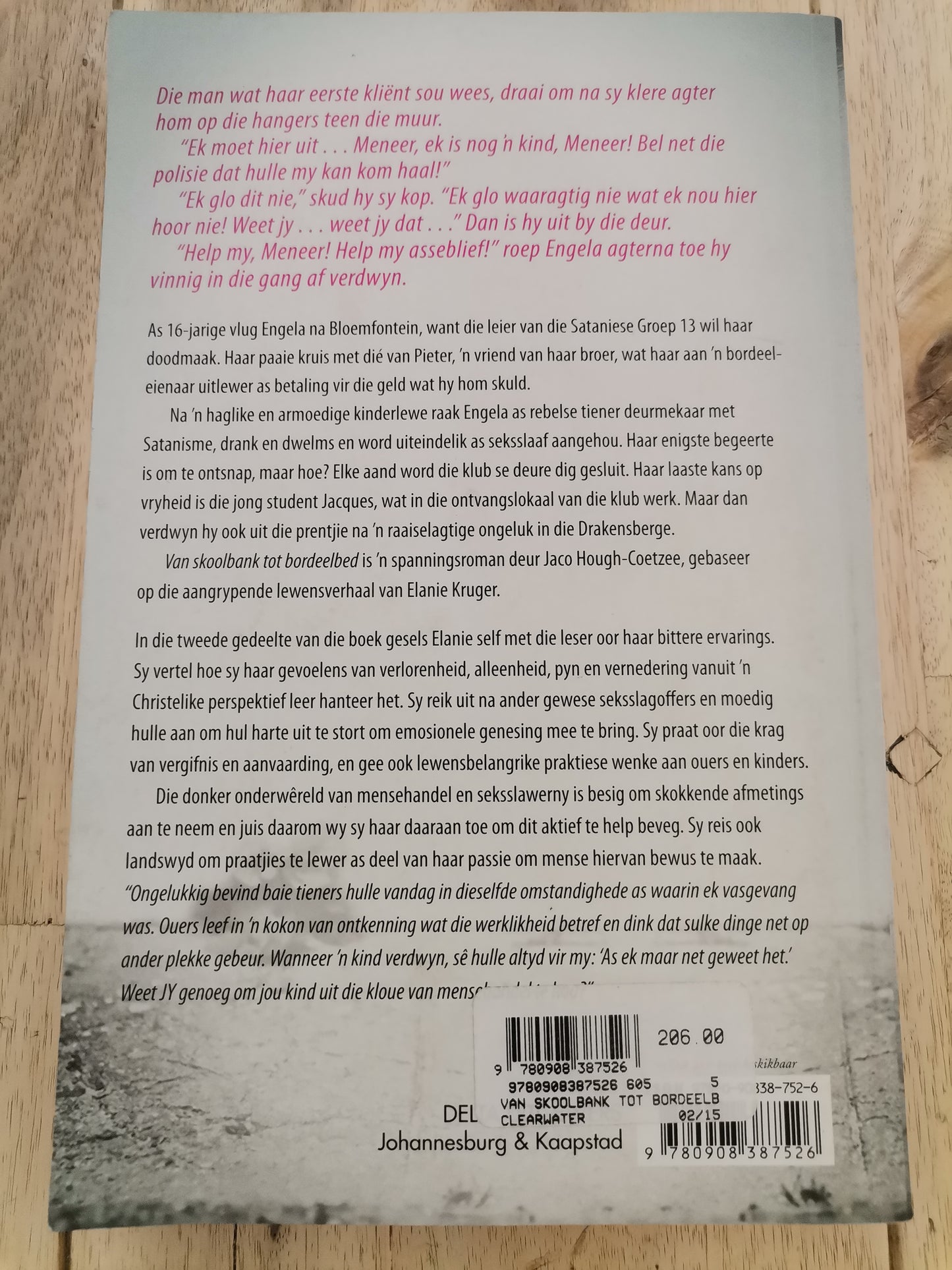 Van Skoolbank tot Bordeelbed by Jaco Hough - Coetzee met Elanie Kruger