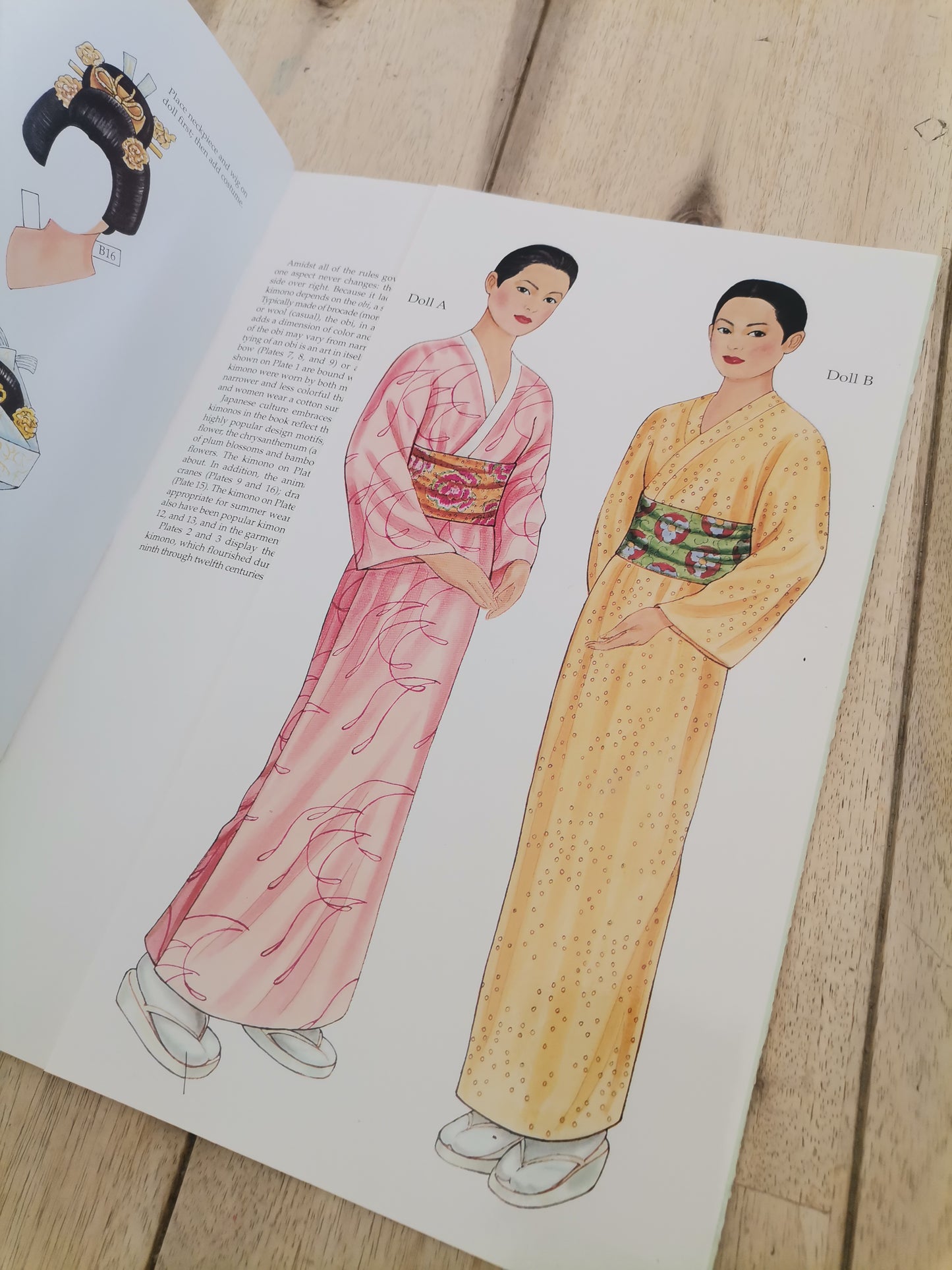 Traditional Japanese Fashions Paper Dolls