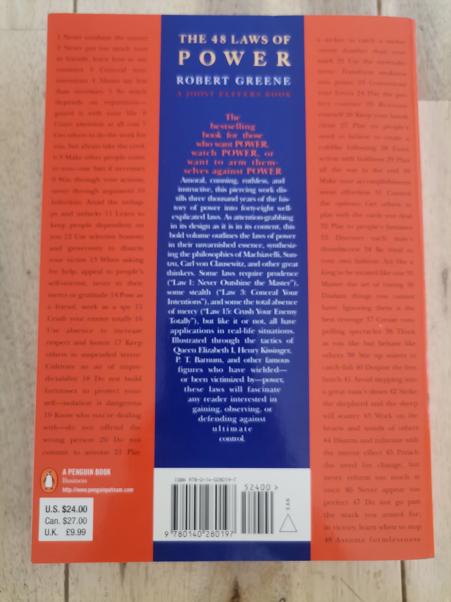 The 48 Laws of Power by Robert Greene