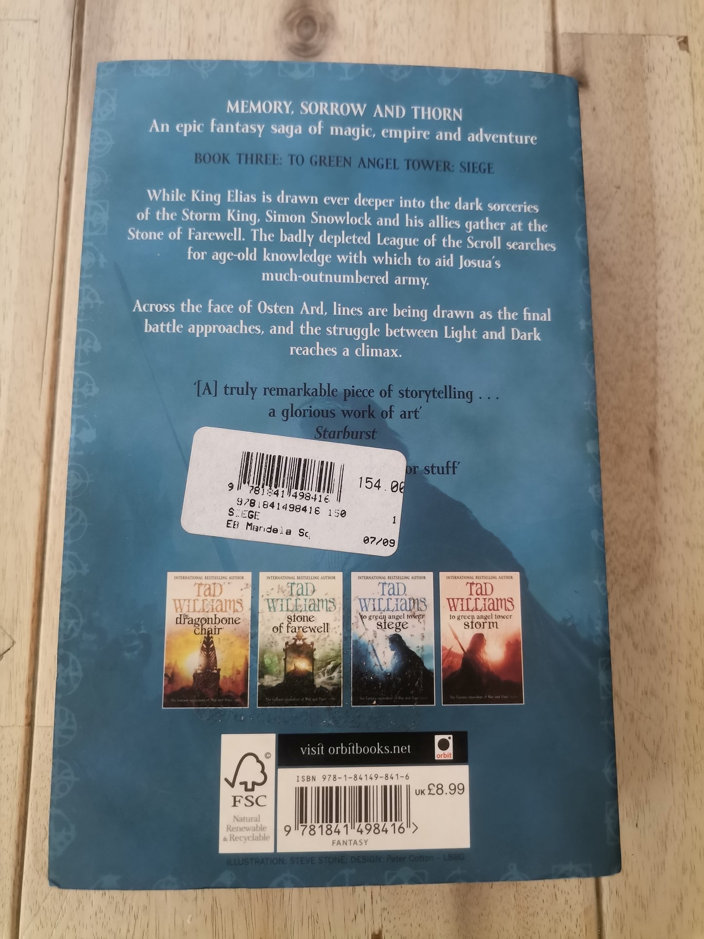 To Green Angel Tower: Siege - Tad Williams (Memory, Sorrow & Thorn #3a)