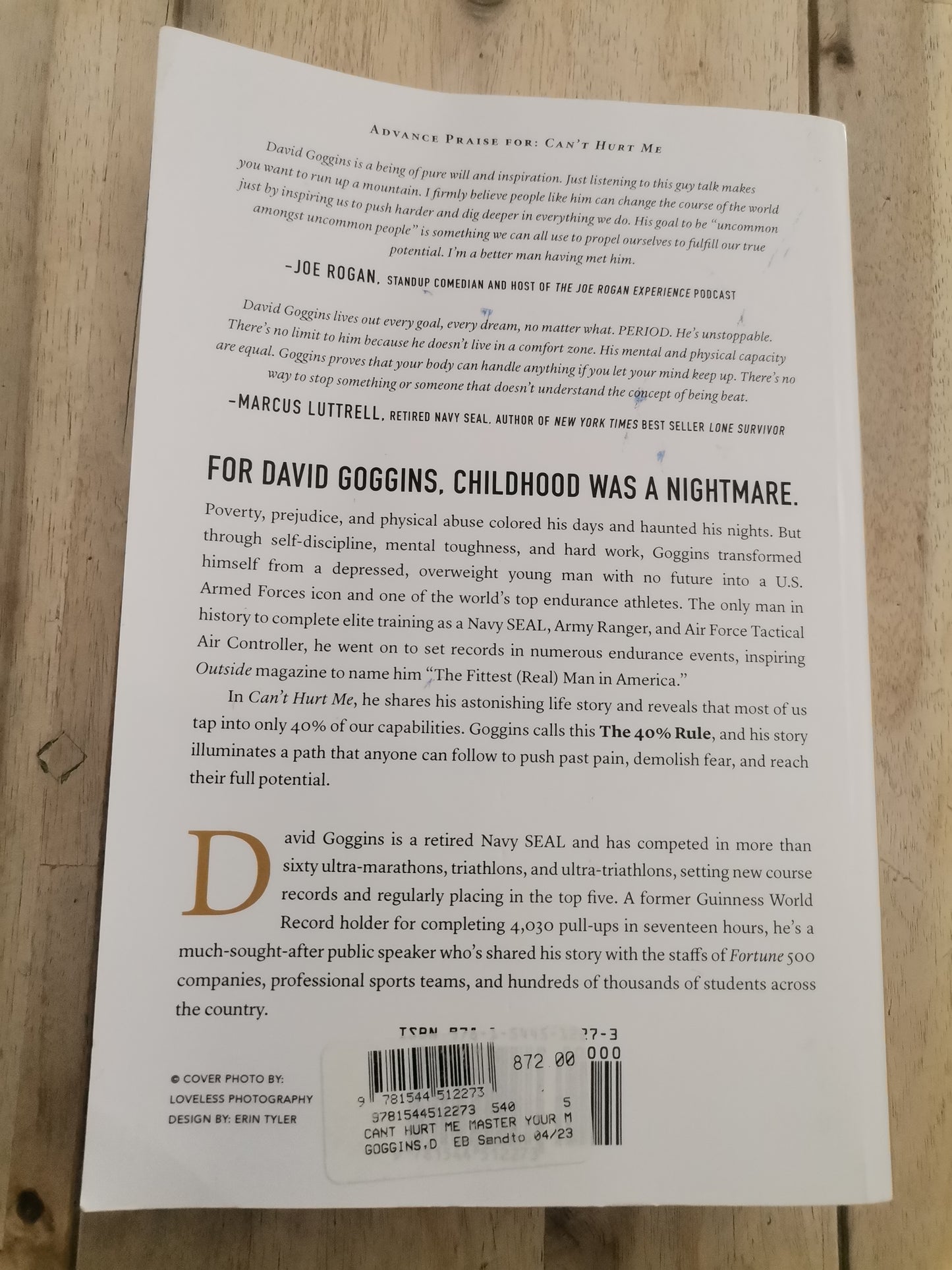 Can't Hurt Me by David Goggins