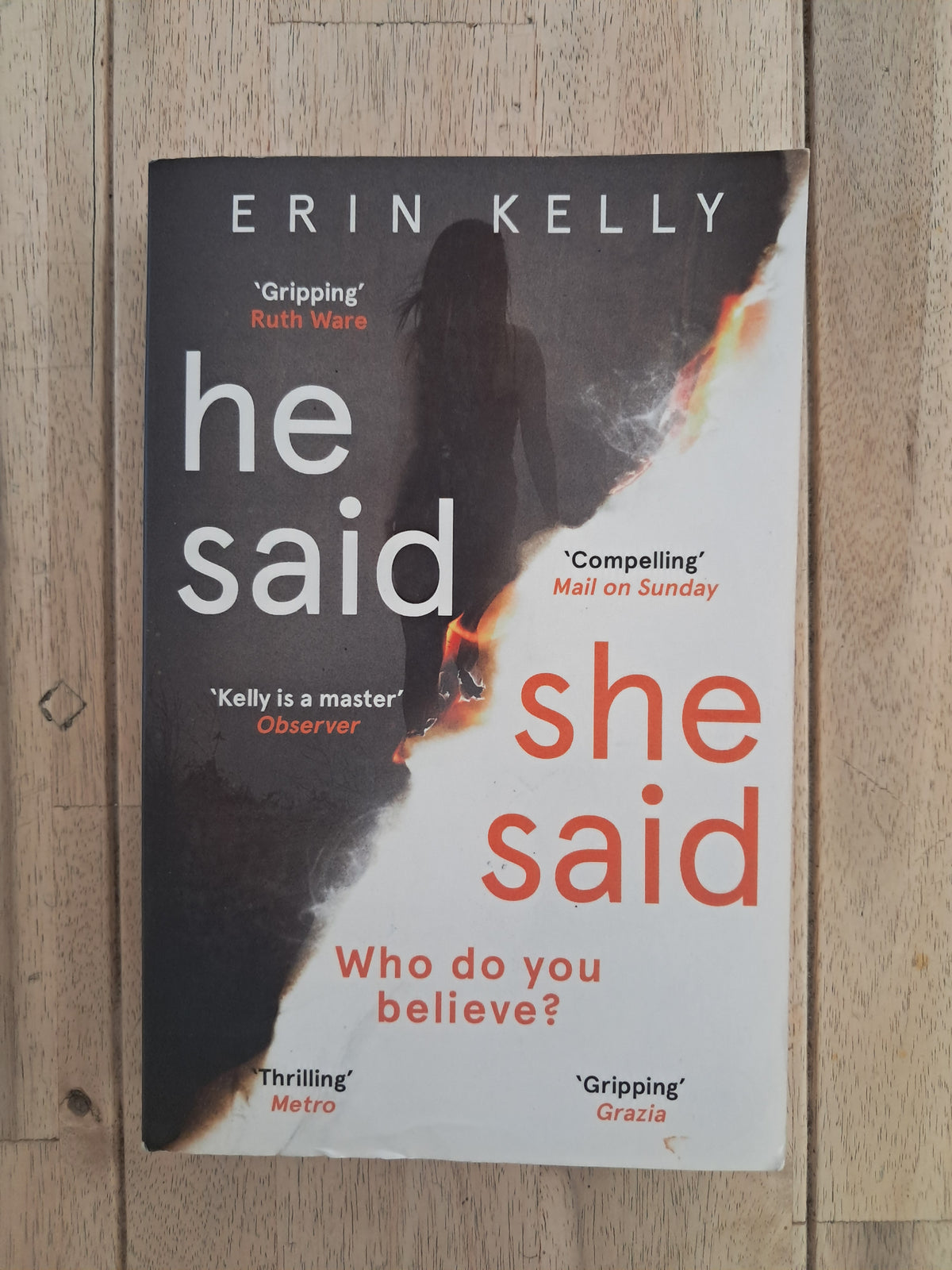 He Said/She Said – Erin Kelly