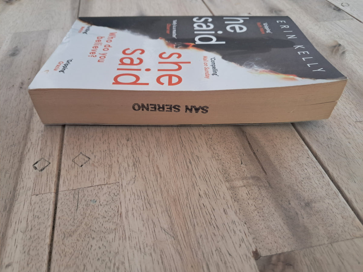 He Said/She Said – Erin Kelly