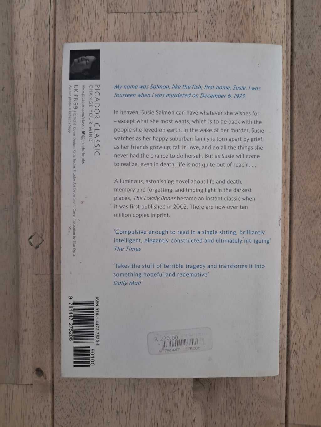 The Lovely Bones – Alice Sebold