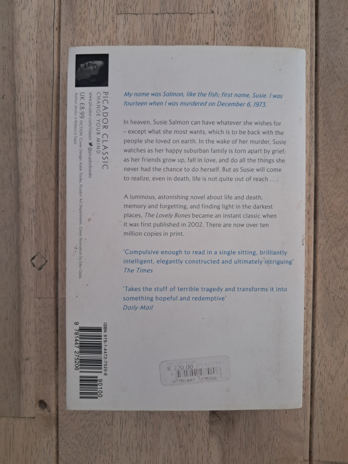 The Lovely Bones – Alice Sebold