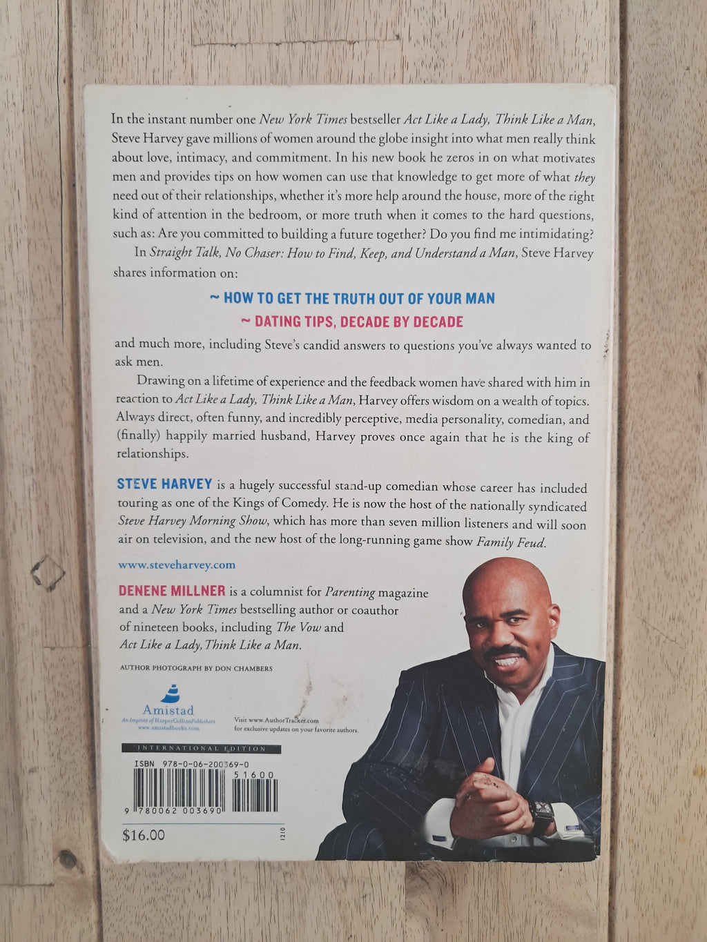 Straight Talk, No Chaser: How to Find, Keep, and Understand a Man – Steve Harvey