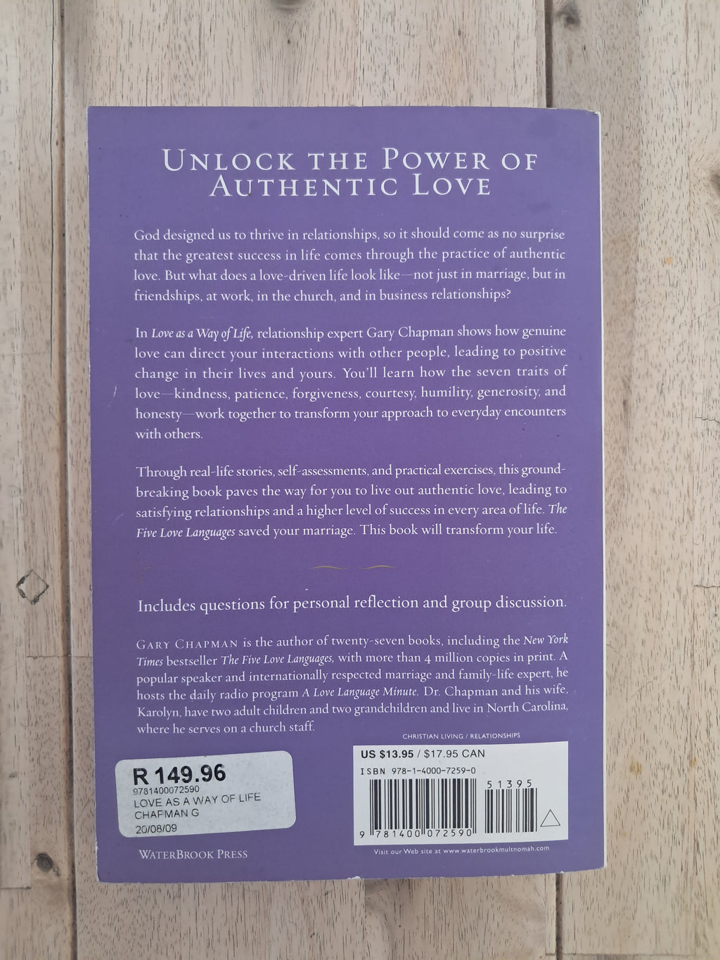 Love as a Way of Life – Gary Chapman