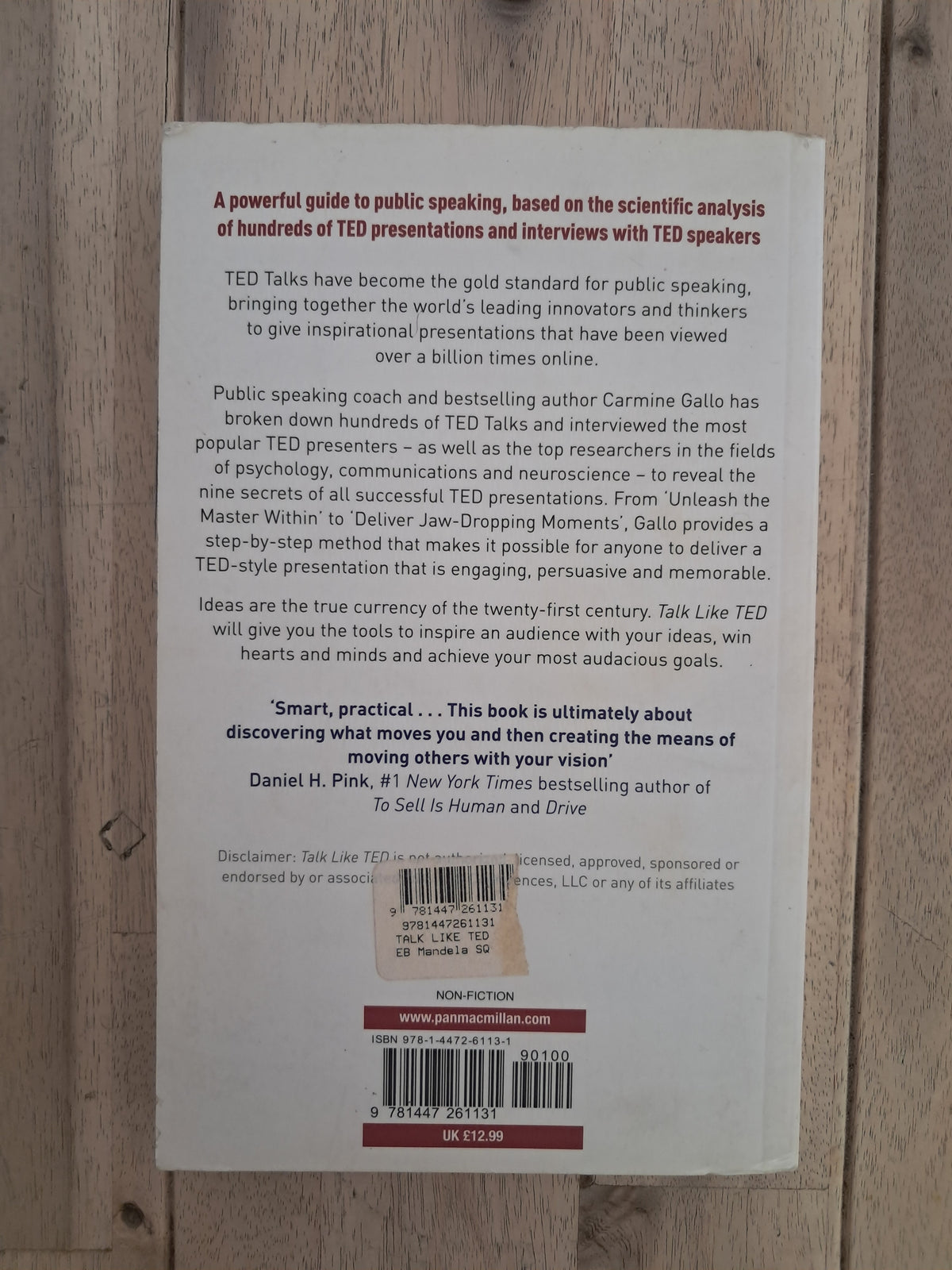 Talk Like TED – Carmine Gallo
