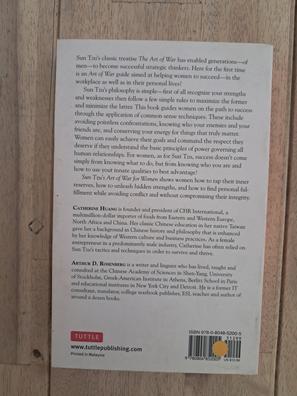 Sun Tzu’s Art of War for Women – Catherine Huang & A. D. Rosenburg