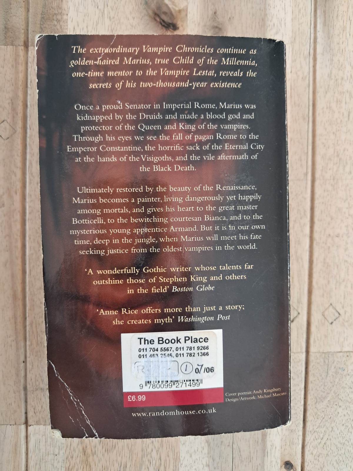 Blood and Gold – Anne Rice