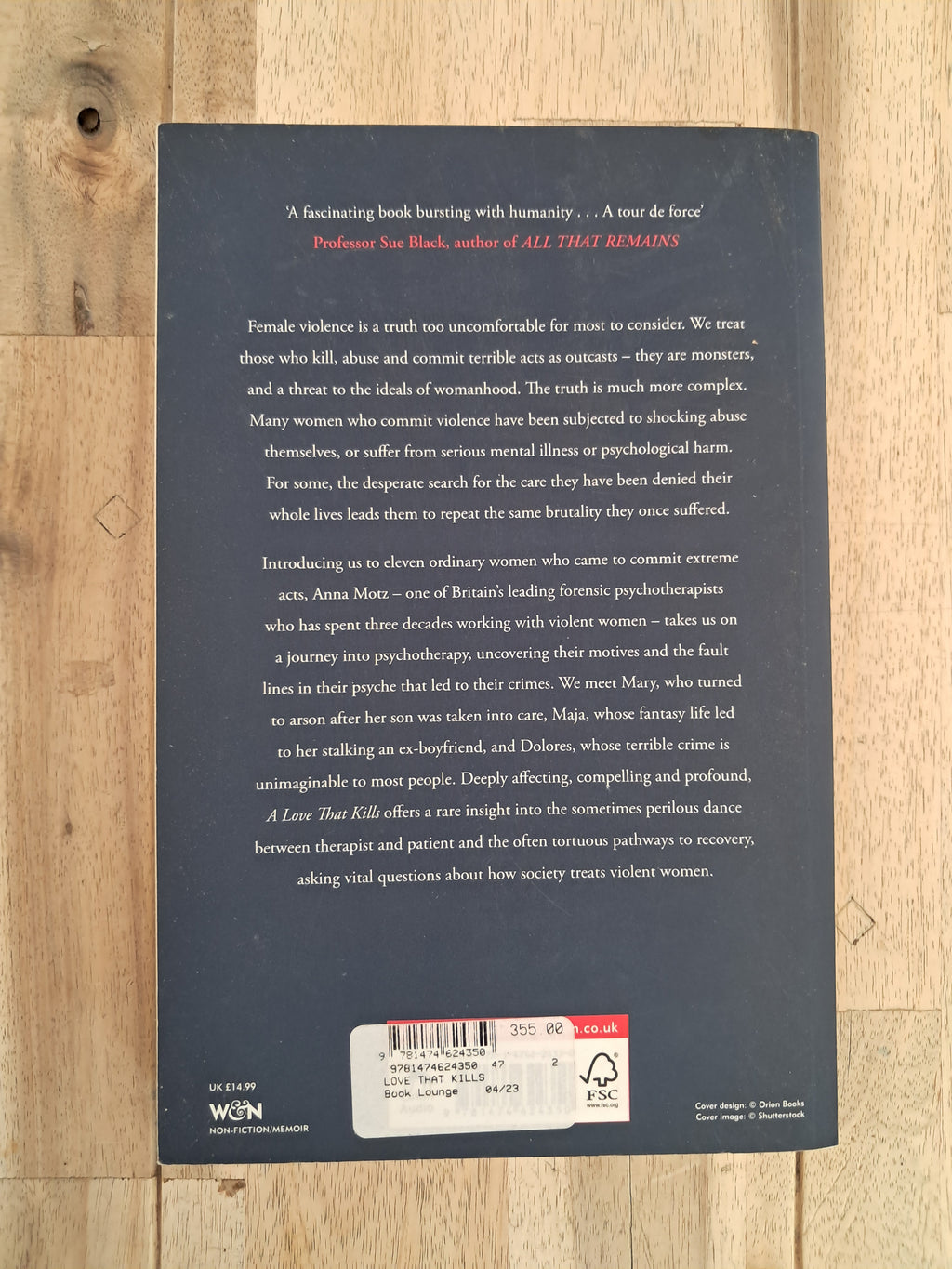 A Love That Kills – Anna Motz