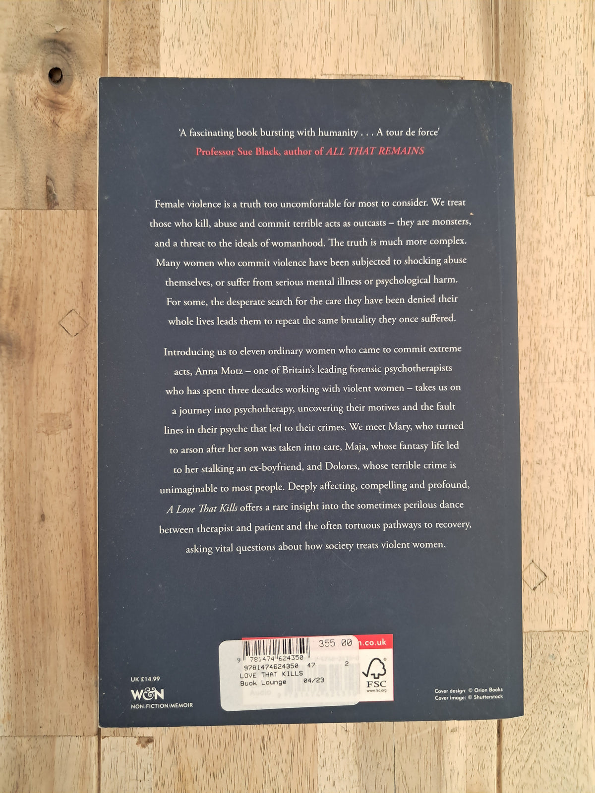 A Love That Kills – Anna Motz