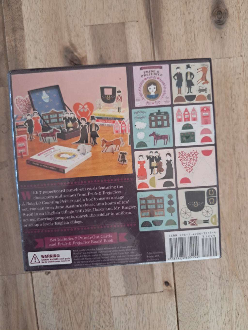 Little Miss Austen: Pride and Prejudice Book and Playset – Jennifer Adams