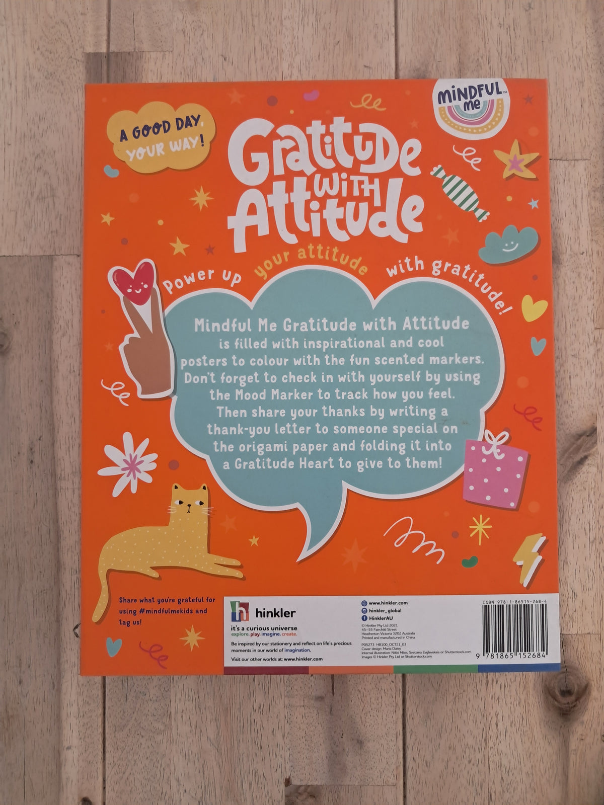 Mindful Me: Gratitude with Attitude Colouring Kit – Hinkler