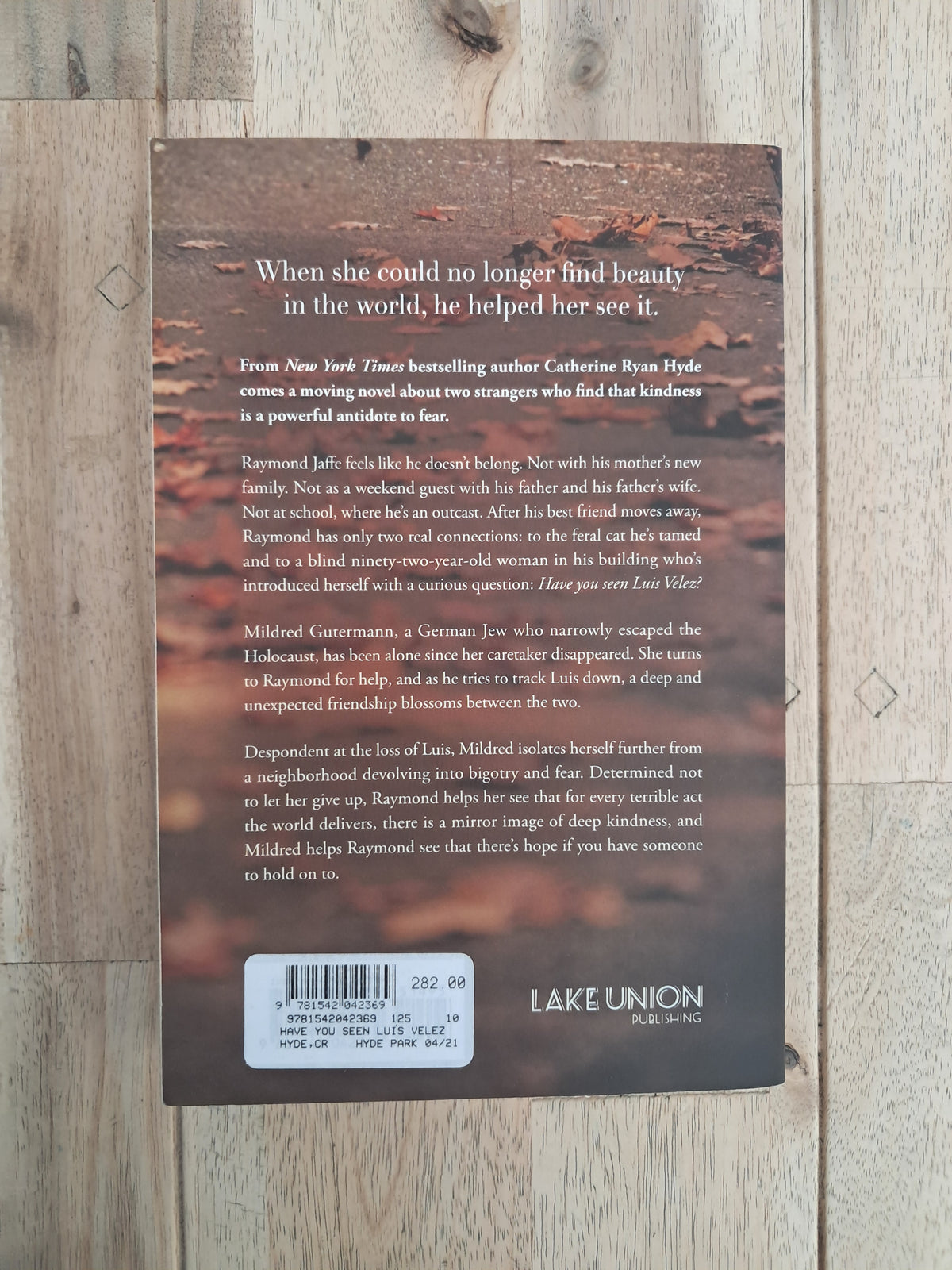 Have You Seen Luis Velez? – Catherine Ryan Hyde