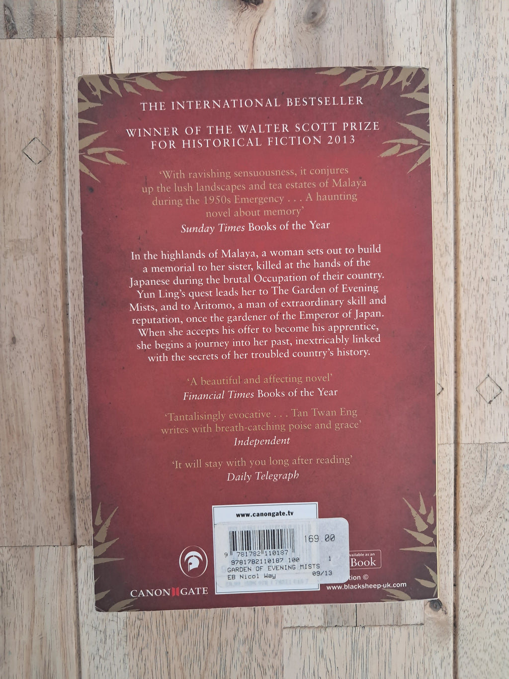 The Garden of Evening Mists – Tan Twan Eng