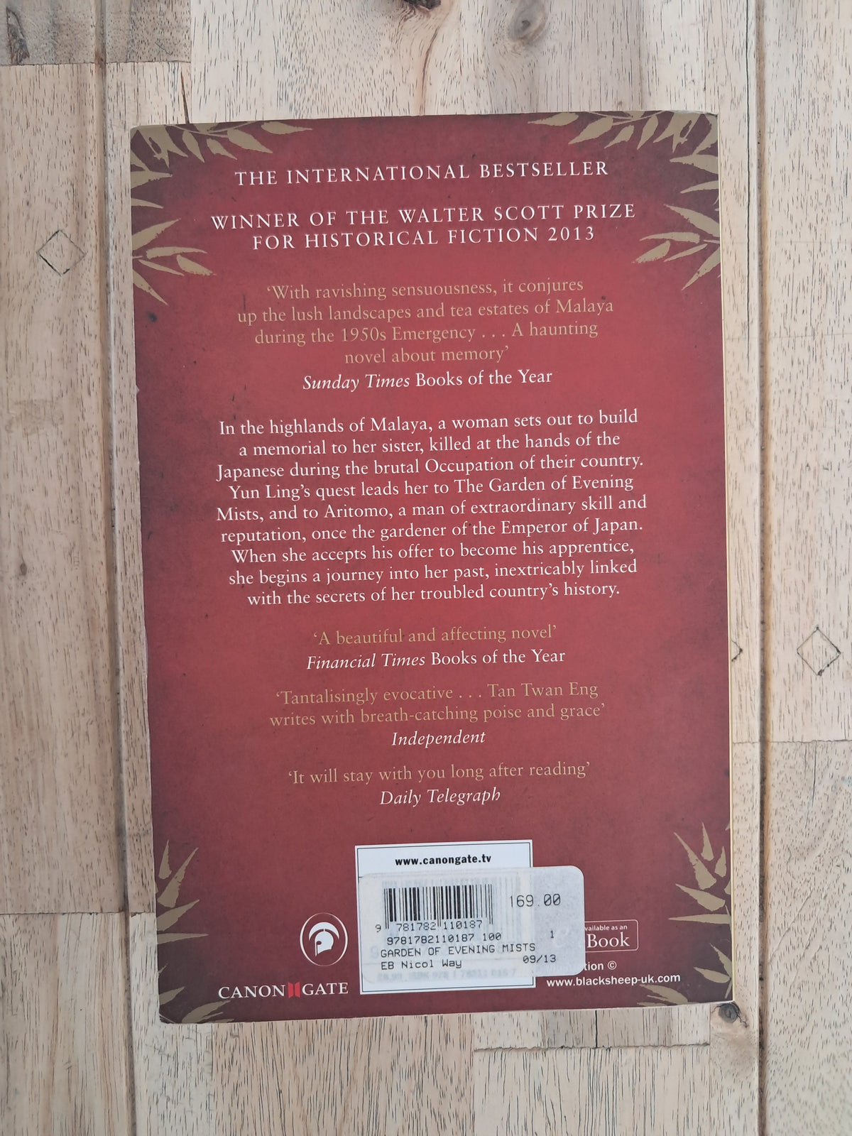 The Garden of Evening Mists – Tan Twan Eng