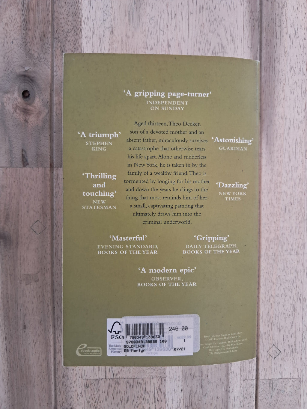 The Goldfinch – Donna Tartt