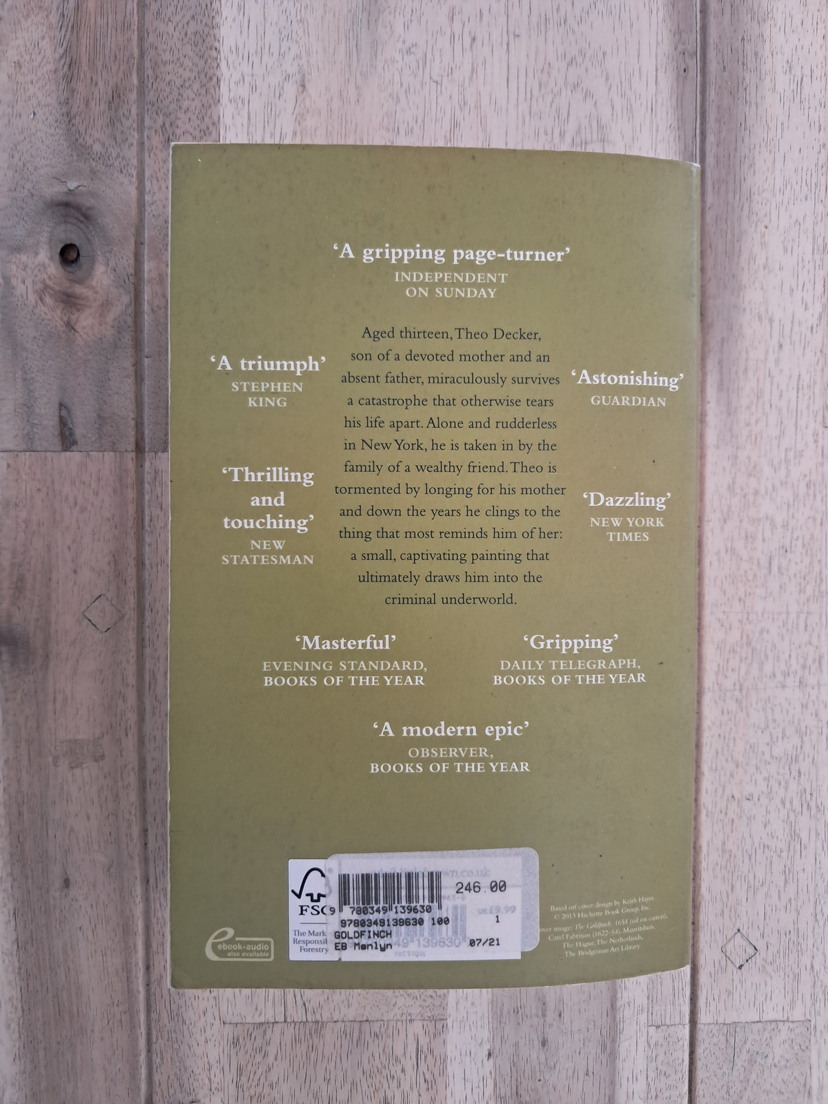 The Goldfinch – Donna Tartt